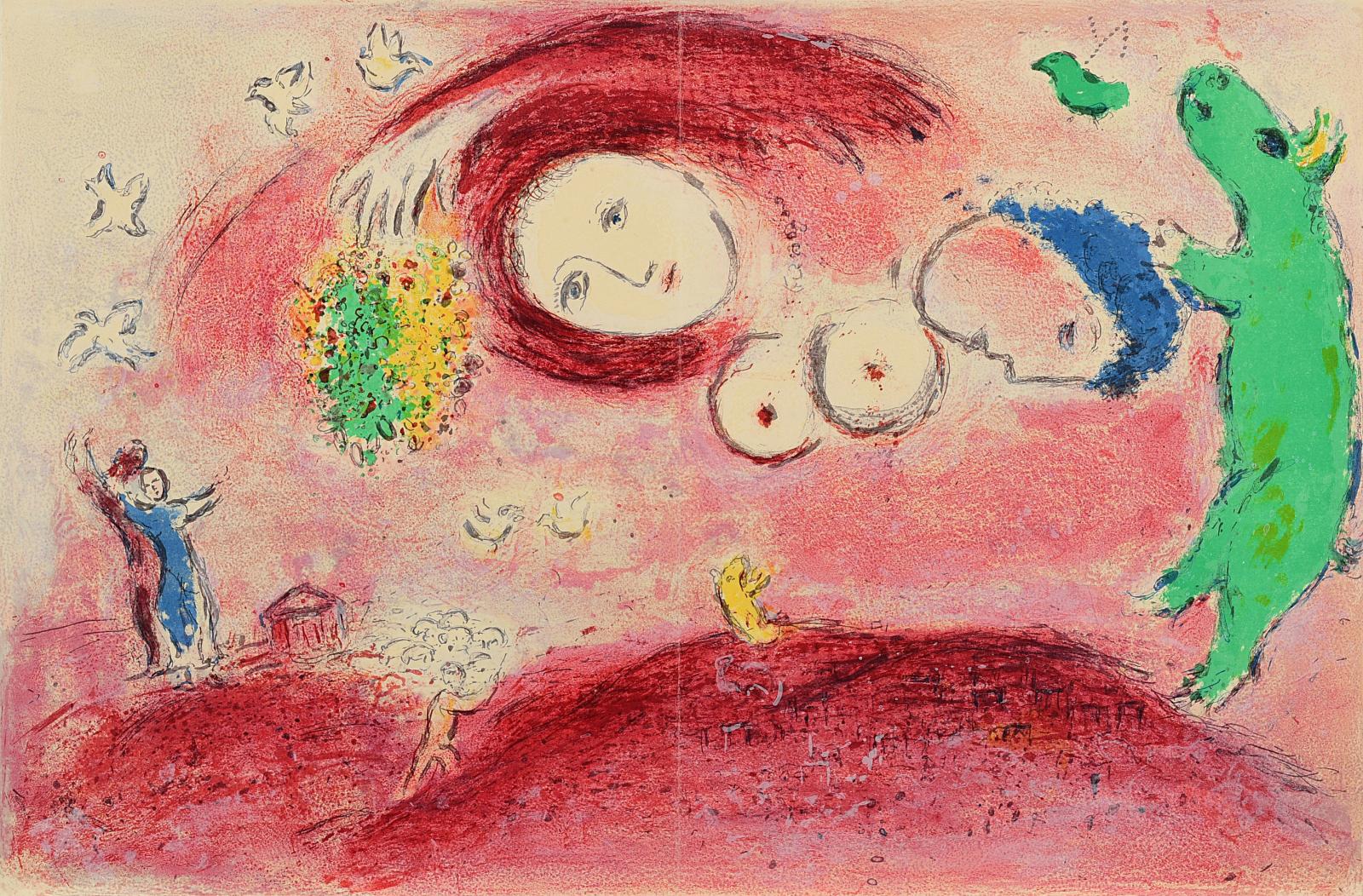 Marc Chagall - Printemps au Pre Aus Daphnis et Chloe, 65253-3, Van Ham Kunstauktionen