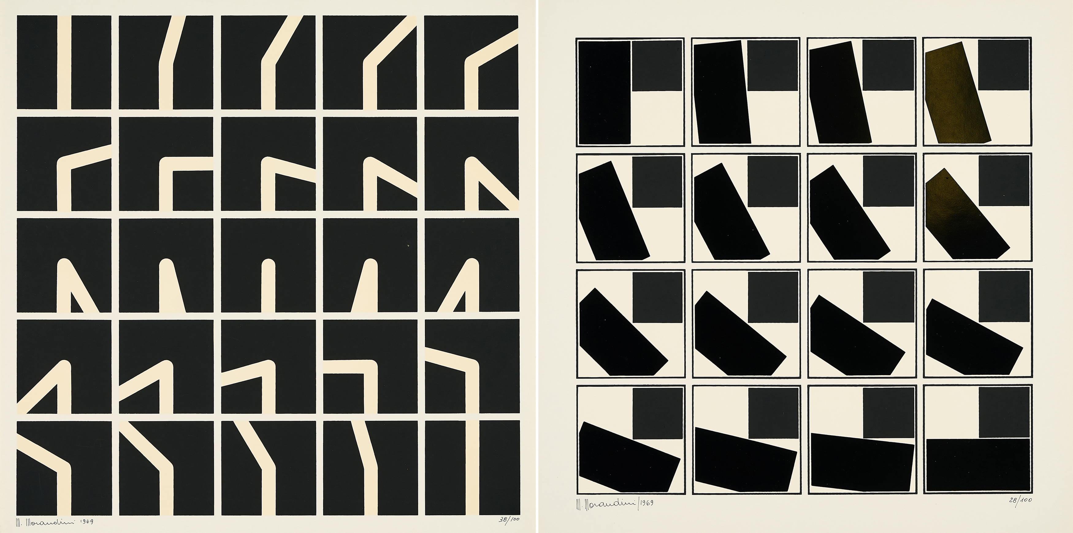 Marcello Morandini - Konvolut von 2 Druckgrafiken, 77584-3, Van Ham Kunstauktionen