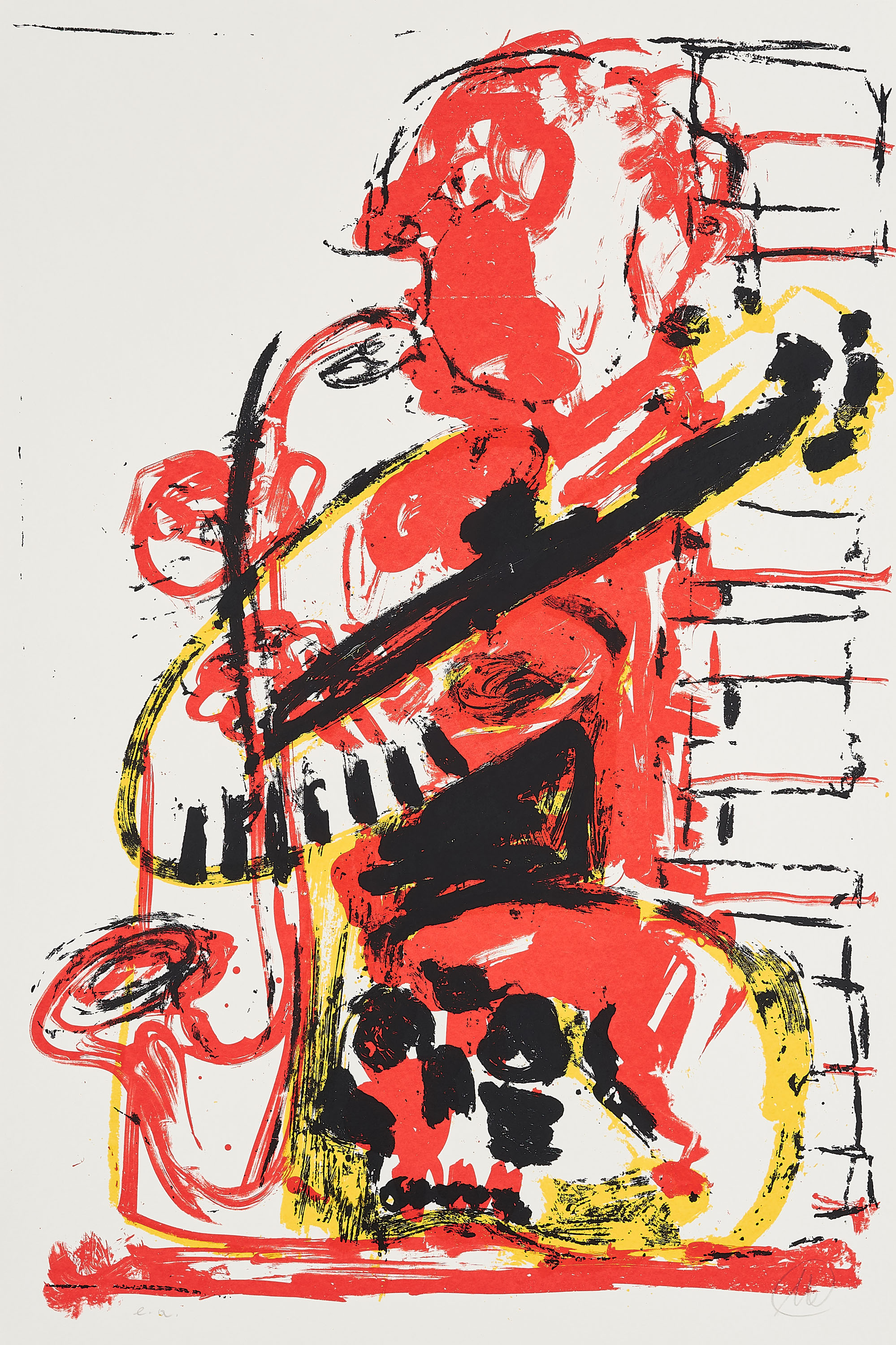 Markus Luepertz - Musiker, 73330-15, Van Ham Kunstauktionen