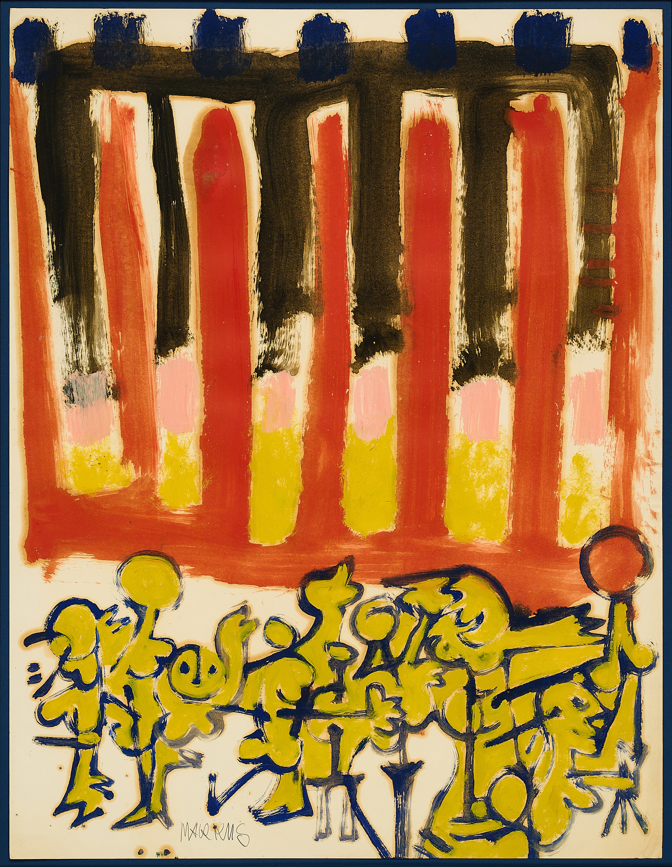 Markus Luepertz - Ohne Titel, 77128-5, Van Ham Kunstauktionen