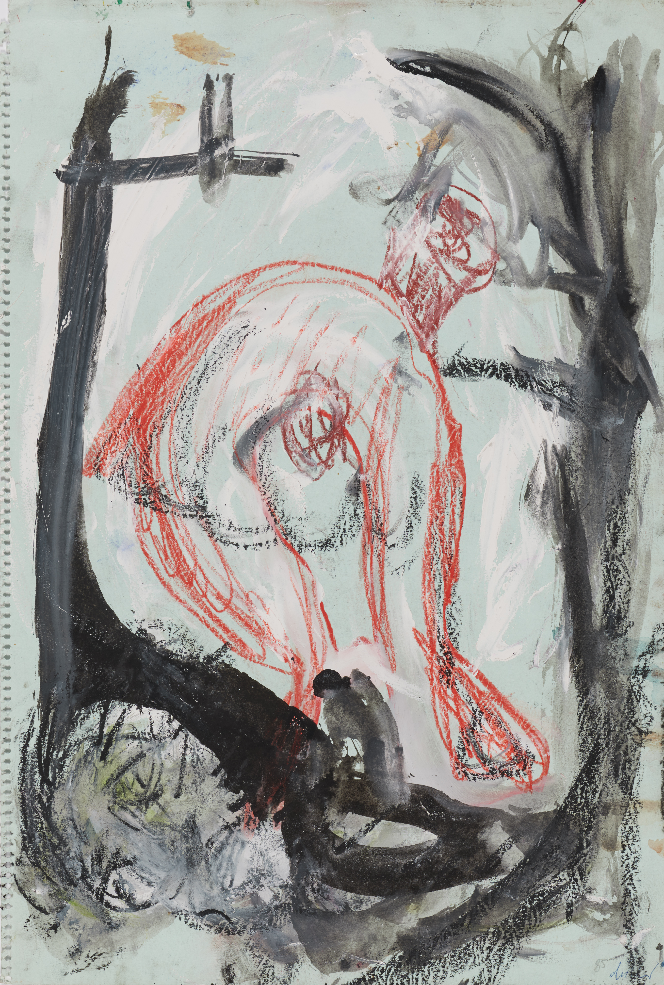 Martin Disler - Konvolut von 3 Papierarbeiten, 81209-24, Van Ham Kunstauktionen