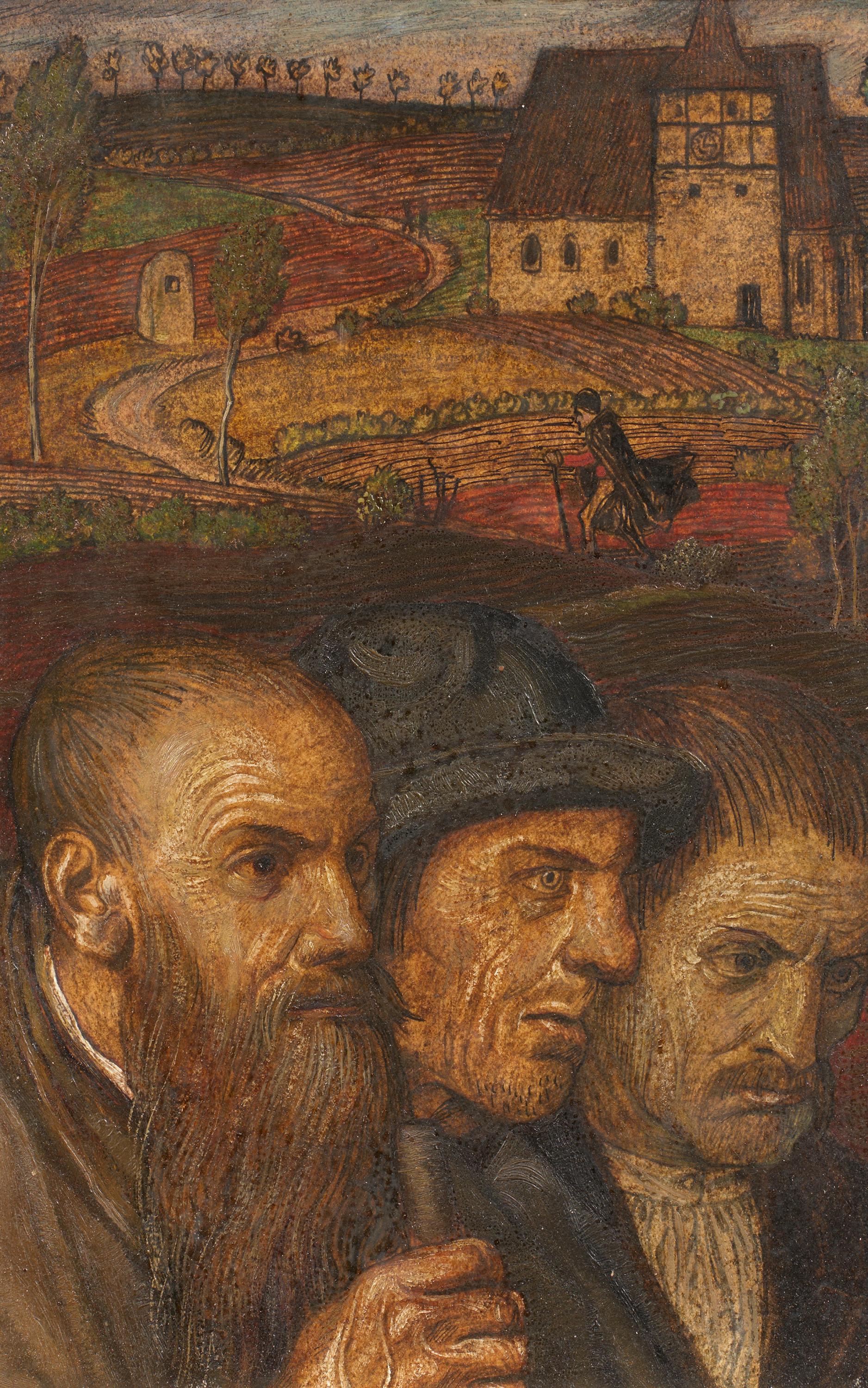 Matthäus Schiestl - Drei fränkische Bauern, 81853-3, Van Ham Kunstauktionen