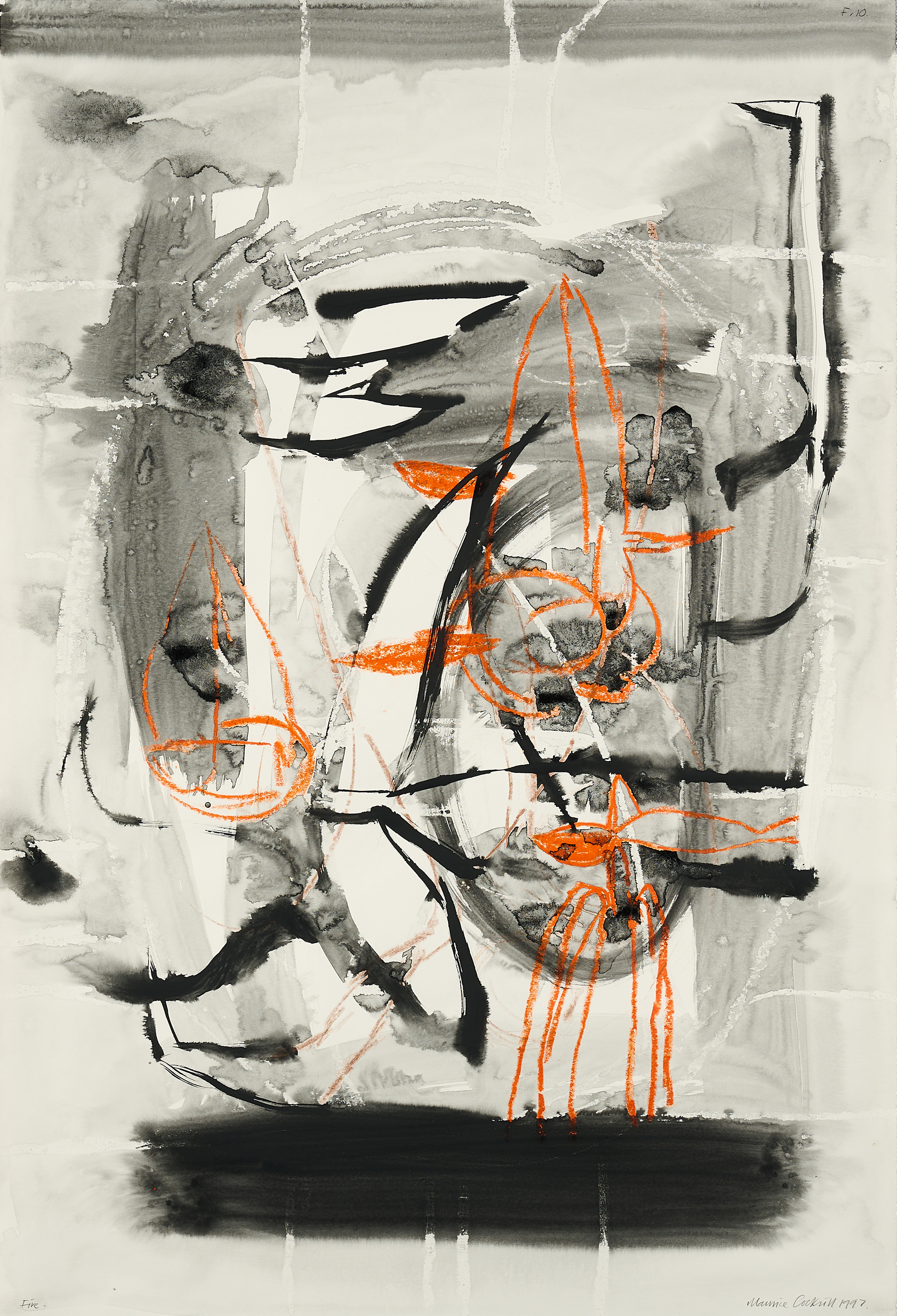 Maurice Cockrill - Fire, 80741-4, Van Ham Kunstauktionen