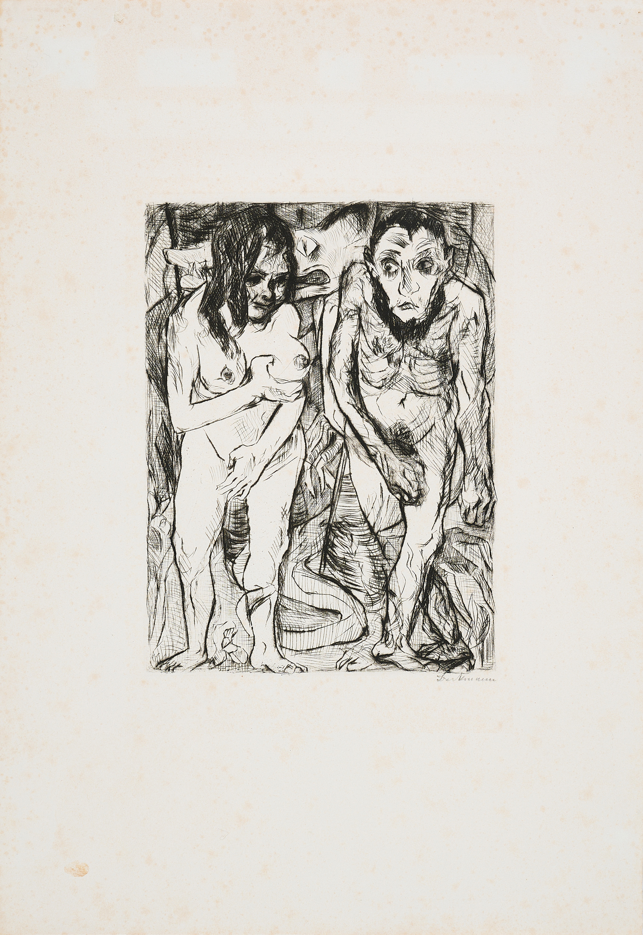 Max Beckmann - Adam und Eva, 76000-391, Van Ham Kunstauktionen