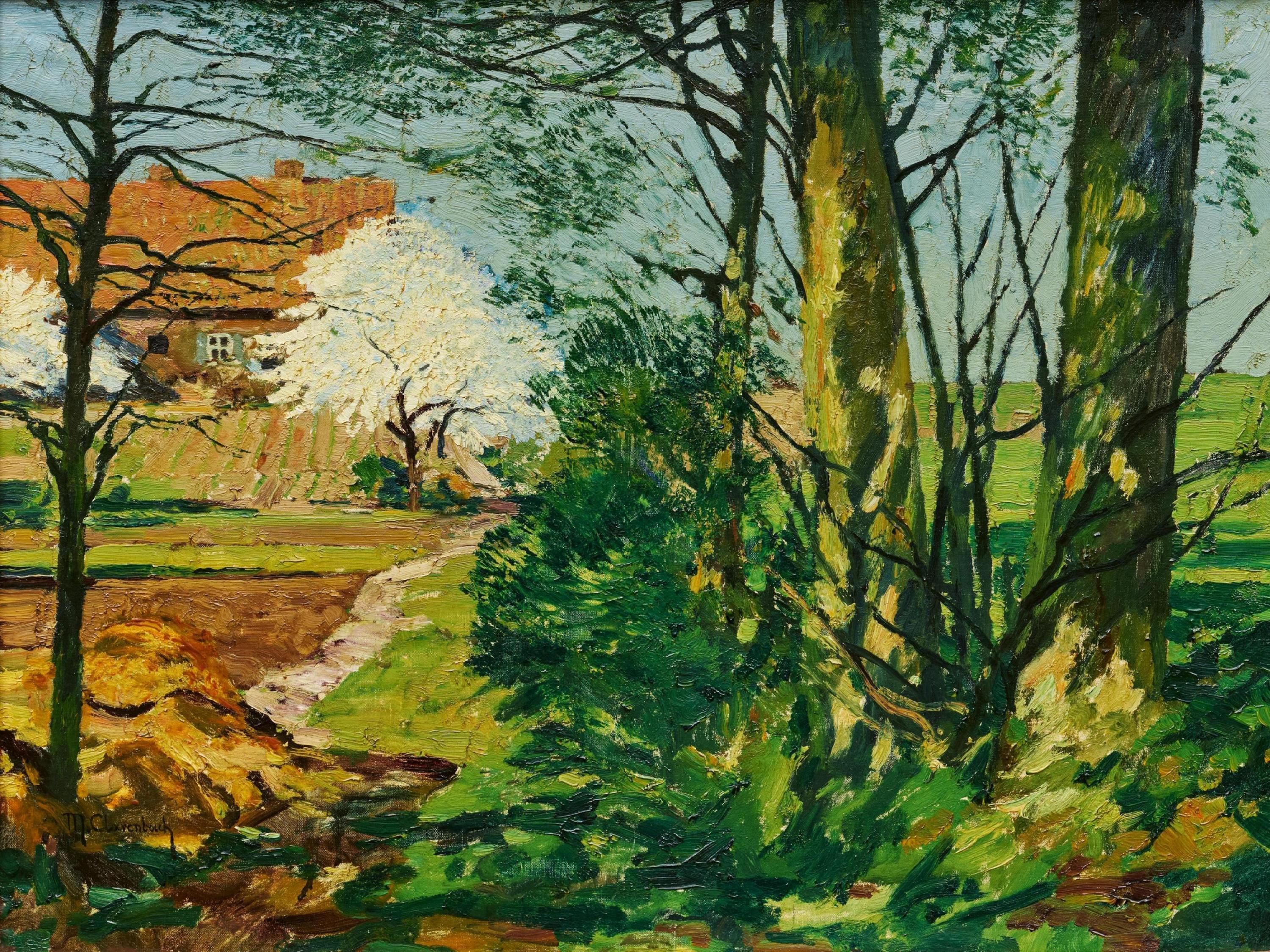 Max Clarenbach - Kirschbluete in Wittlaer, 82084-9, Van Ham Kunstauktionen