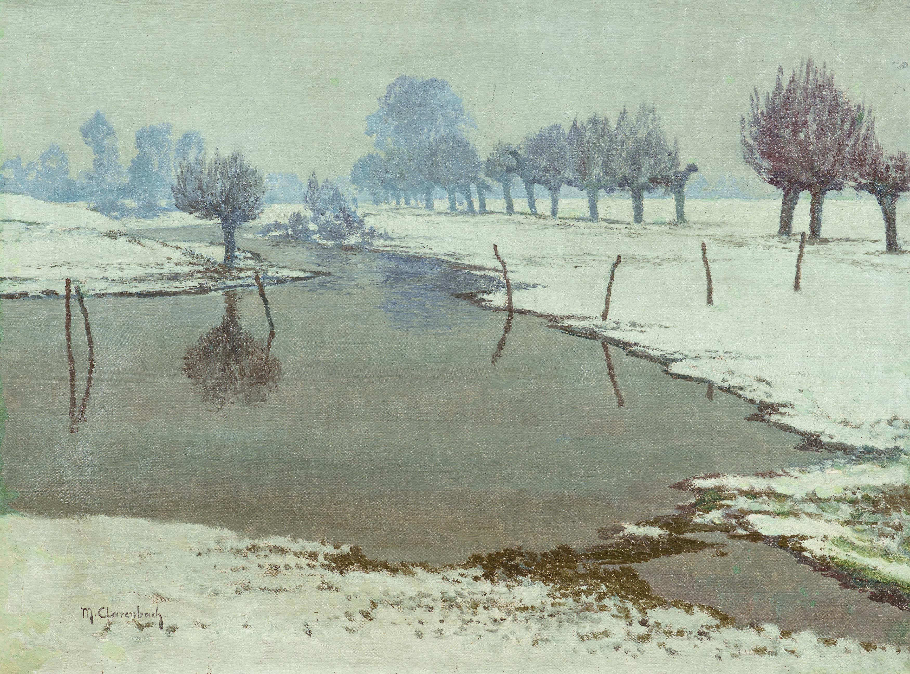 Max Clarenbach - Winter an der Erft, 77731-13, Van Ham Kunstauktionen