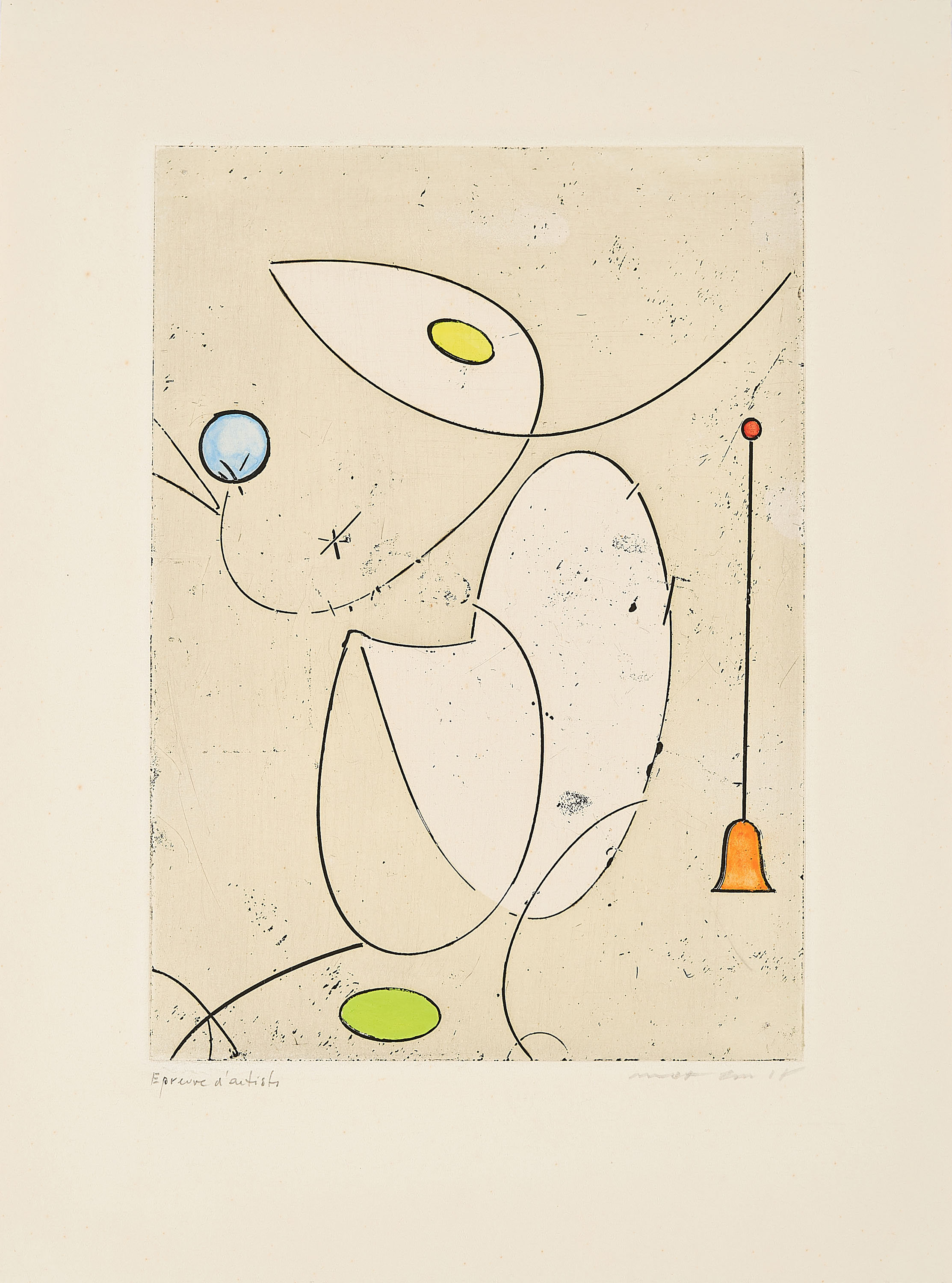 Max Ernst - La cloche rouge, 73350-82, Van Ham Kunstauktionen