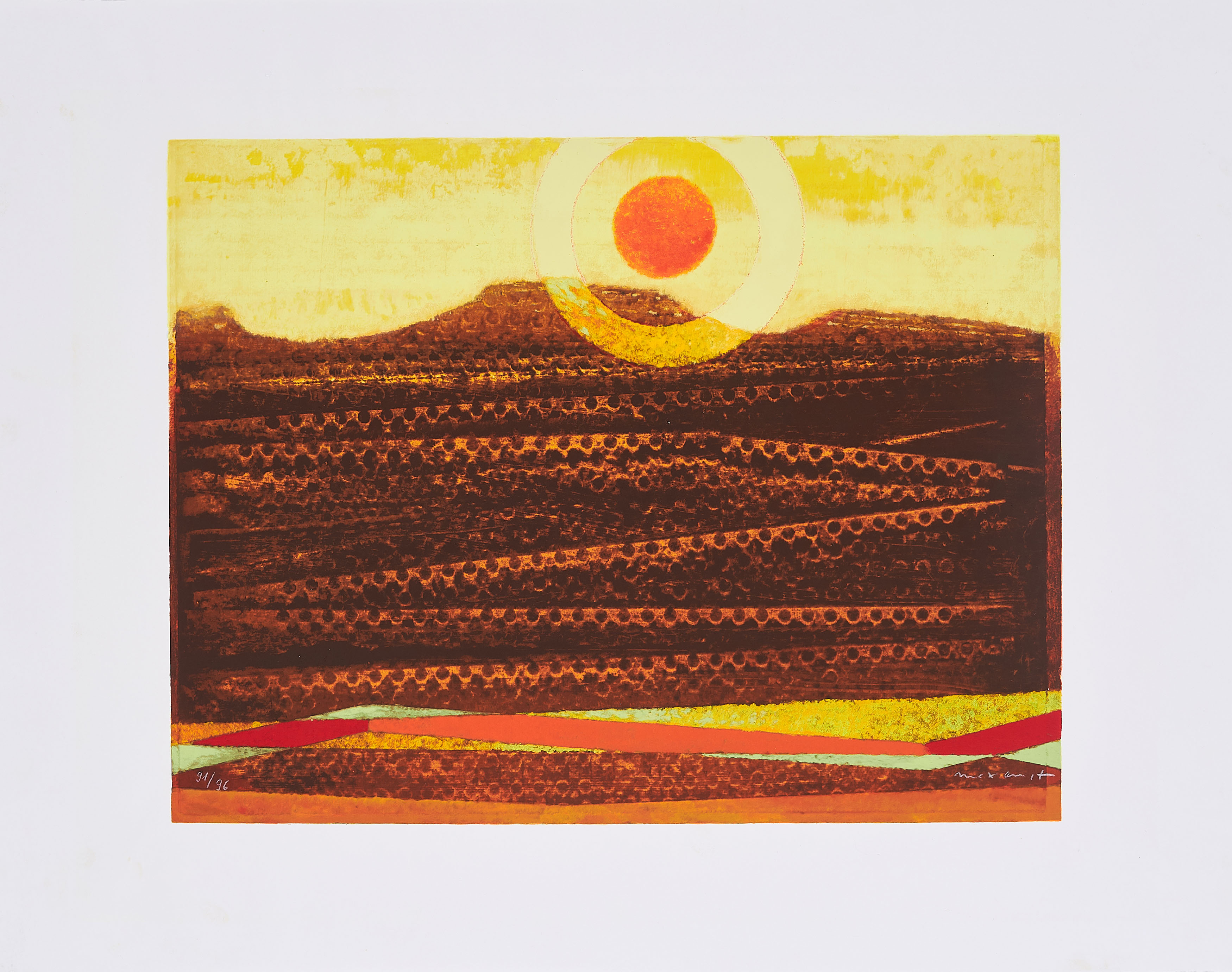 Max Ernst - Le soleil rouge, 69500-76, Van Ham Kunstauktionen