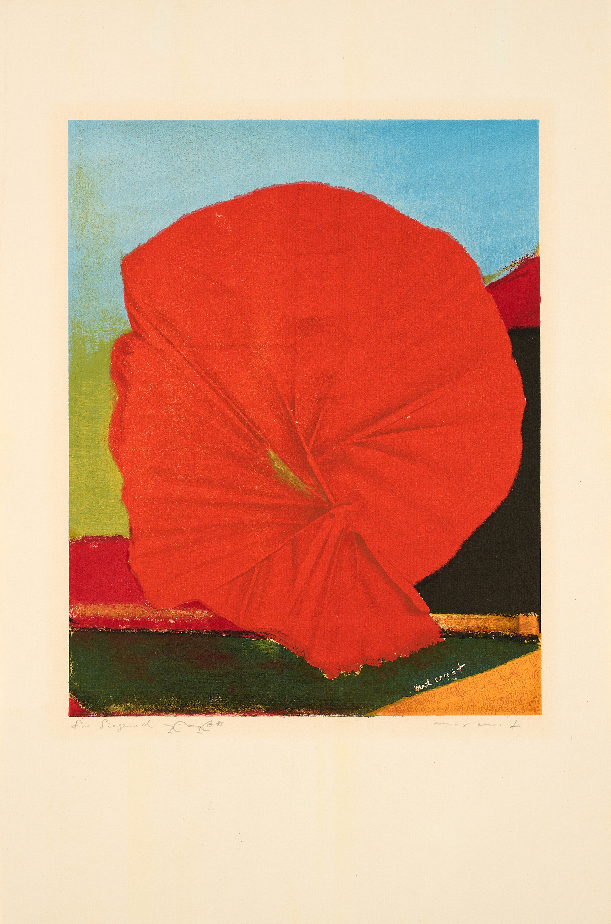 Max Ernst - Rote Blume I, 81232-8, Van Ham Kunstauktionen