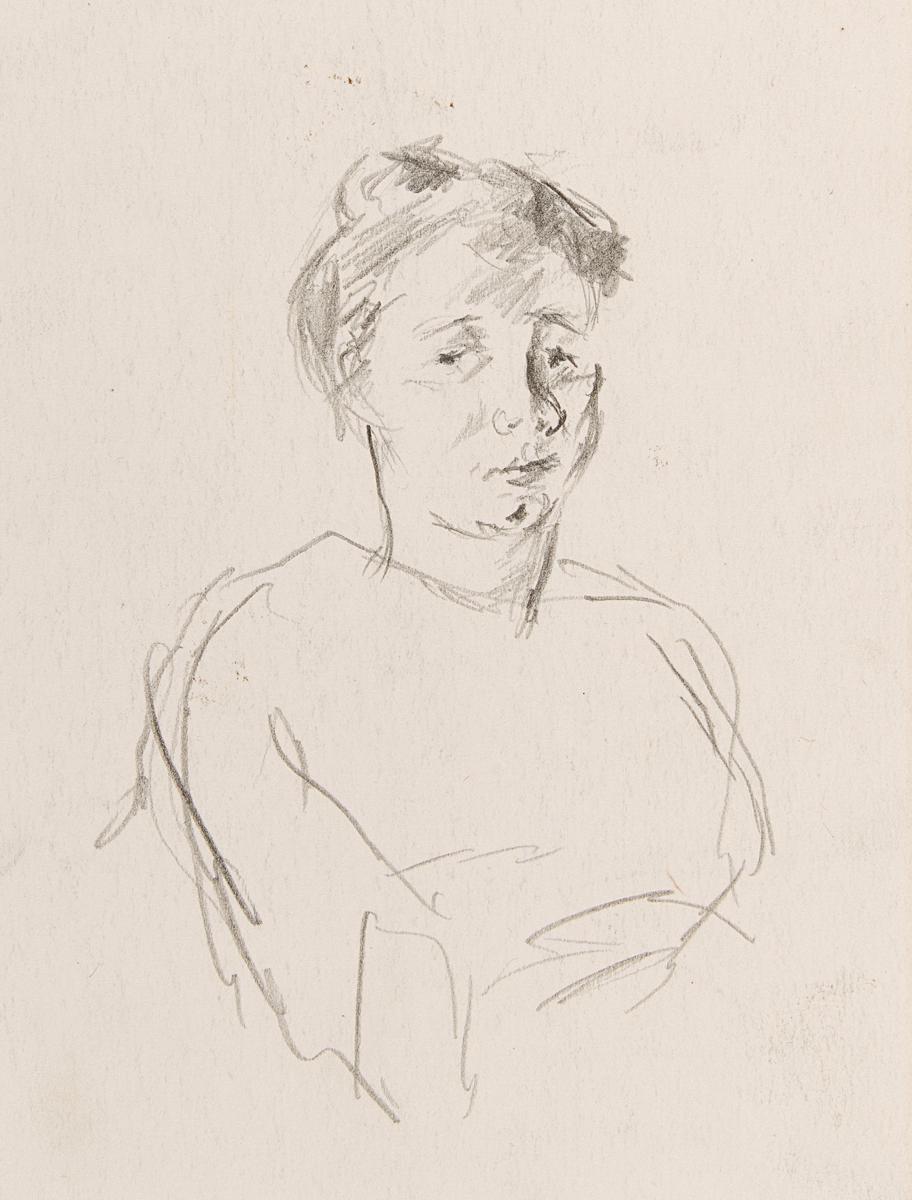Max Beckmann - Portraetstudie einer jungen Frau, 62661-1, Van Ham Kunstauktionen