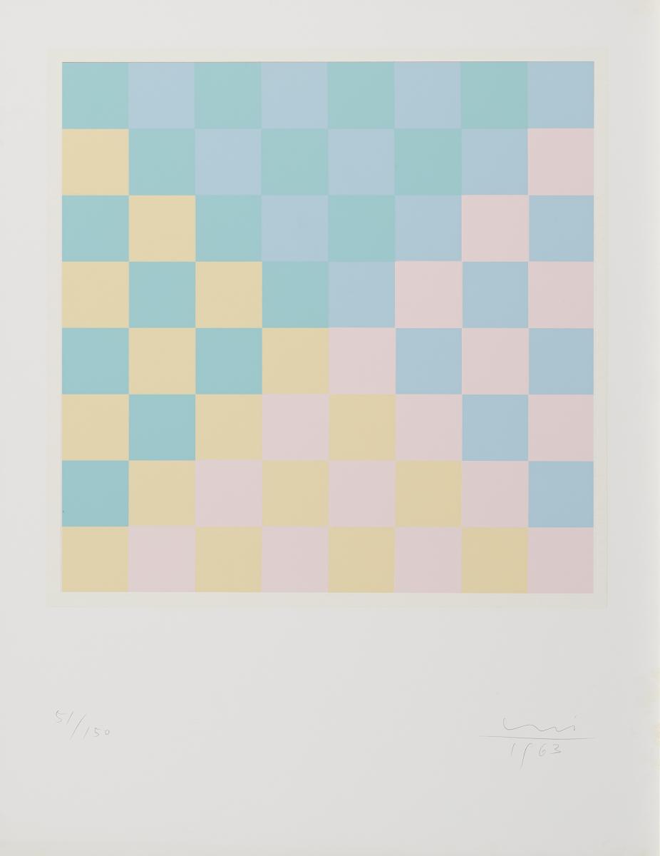 Max Bill - 64 Farbquadrate in 4 Farben, 65146-6, Van Ham Kunstauktionen