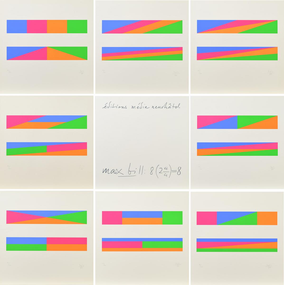 Max Bill - 8 2 44 = 8, 63231-3, Van Ham Kunstauktionen