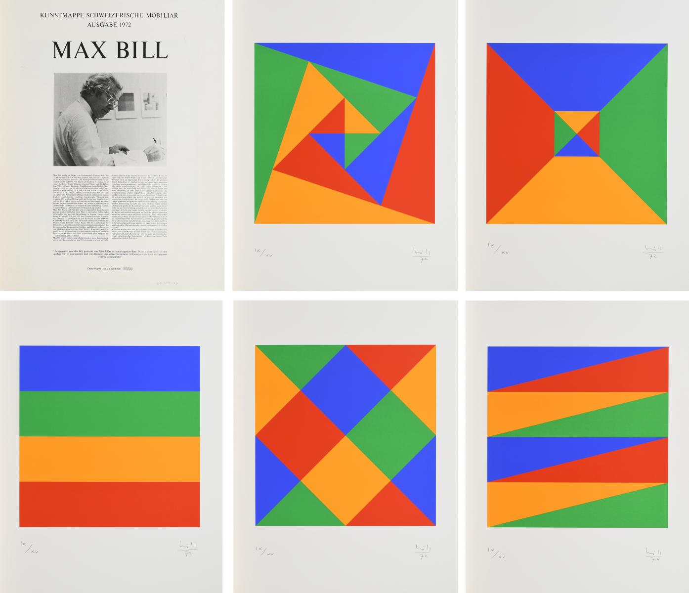Max Bill - Mappenwerk, 50303-83, Van Ham Kunstauktionen