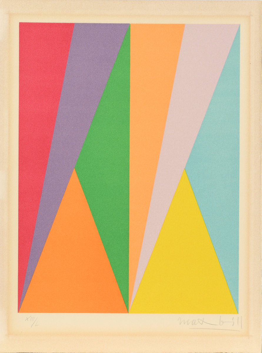 Max Bill - Ohne Titel aus San Lazarro et ses amis, 61295-23, Van Ham Kunstauktionen