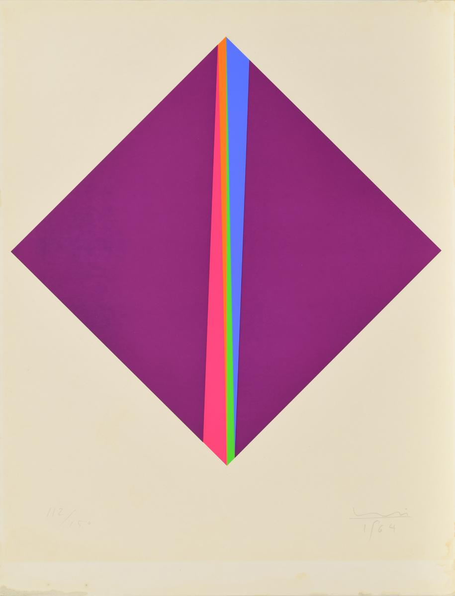 Max Bill - Verdichtung von Violett gegen Gelb, 63816-18, Van Ham Kunstauktionen