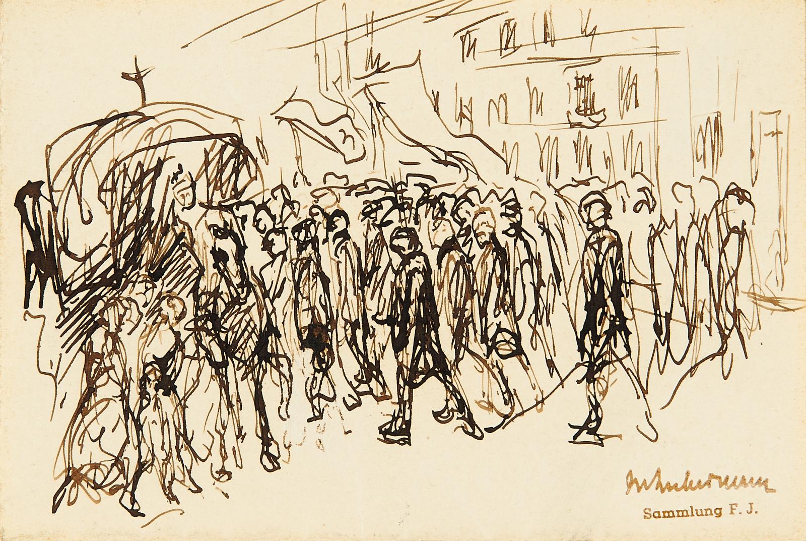 Max Liebermann - Prozession, 58373-2, Van Ham Kunstauktionen