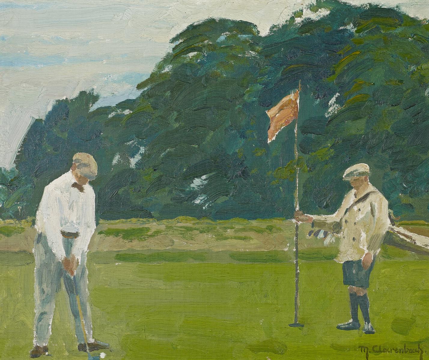 Max Clarenbach - Die Golfpartie, 60837-1, Van Ham Kunstauktionen