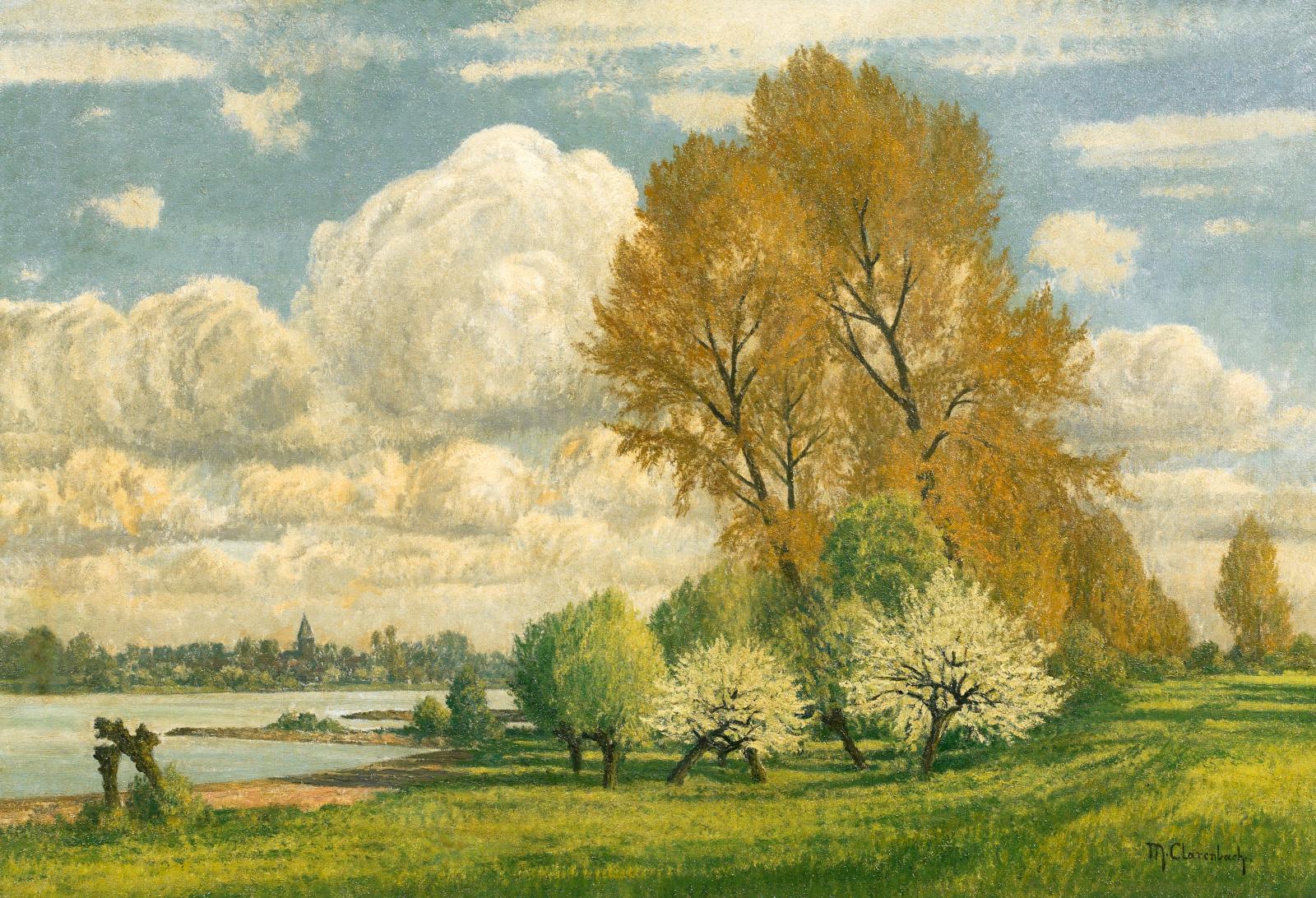 Max Clarenbach - Fruehling am Niederrhein, 55541-19, Van Ham Kunstauktionen