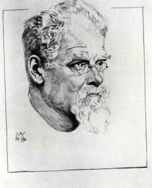 Portrait Künstler Klinger Max (1857 Leipzig  - 1920 Großjena/ Naumburg),2.H.…