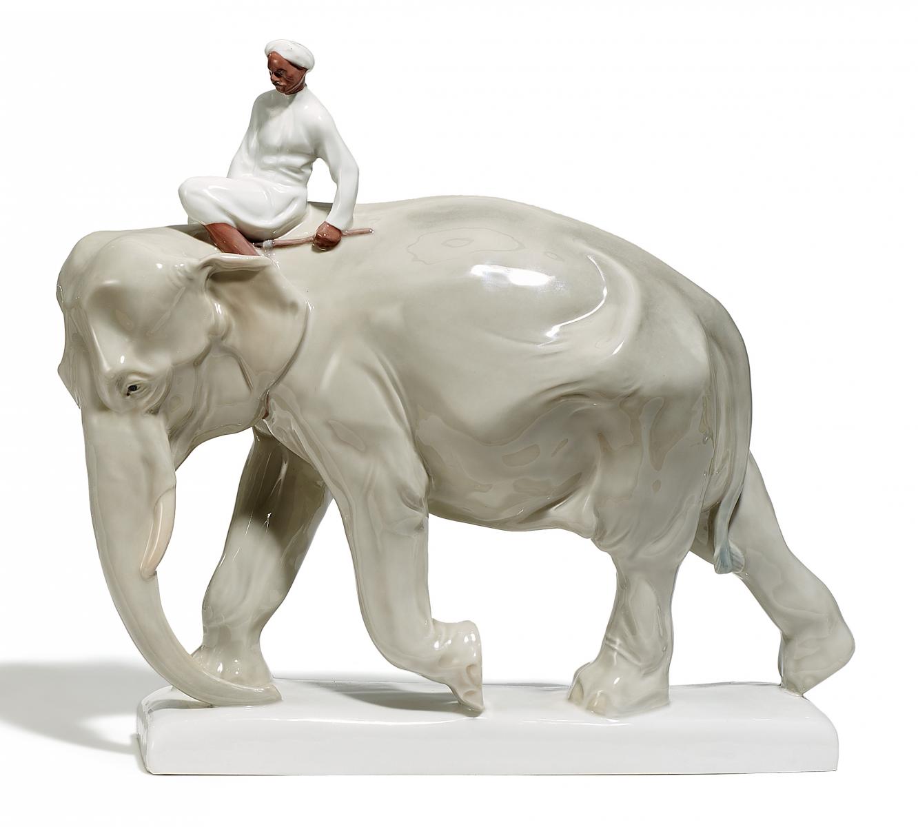 Meissen - Elefant mit Inder, 60922-19, Van Ham Kunstauktionen