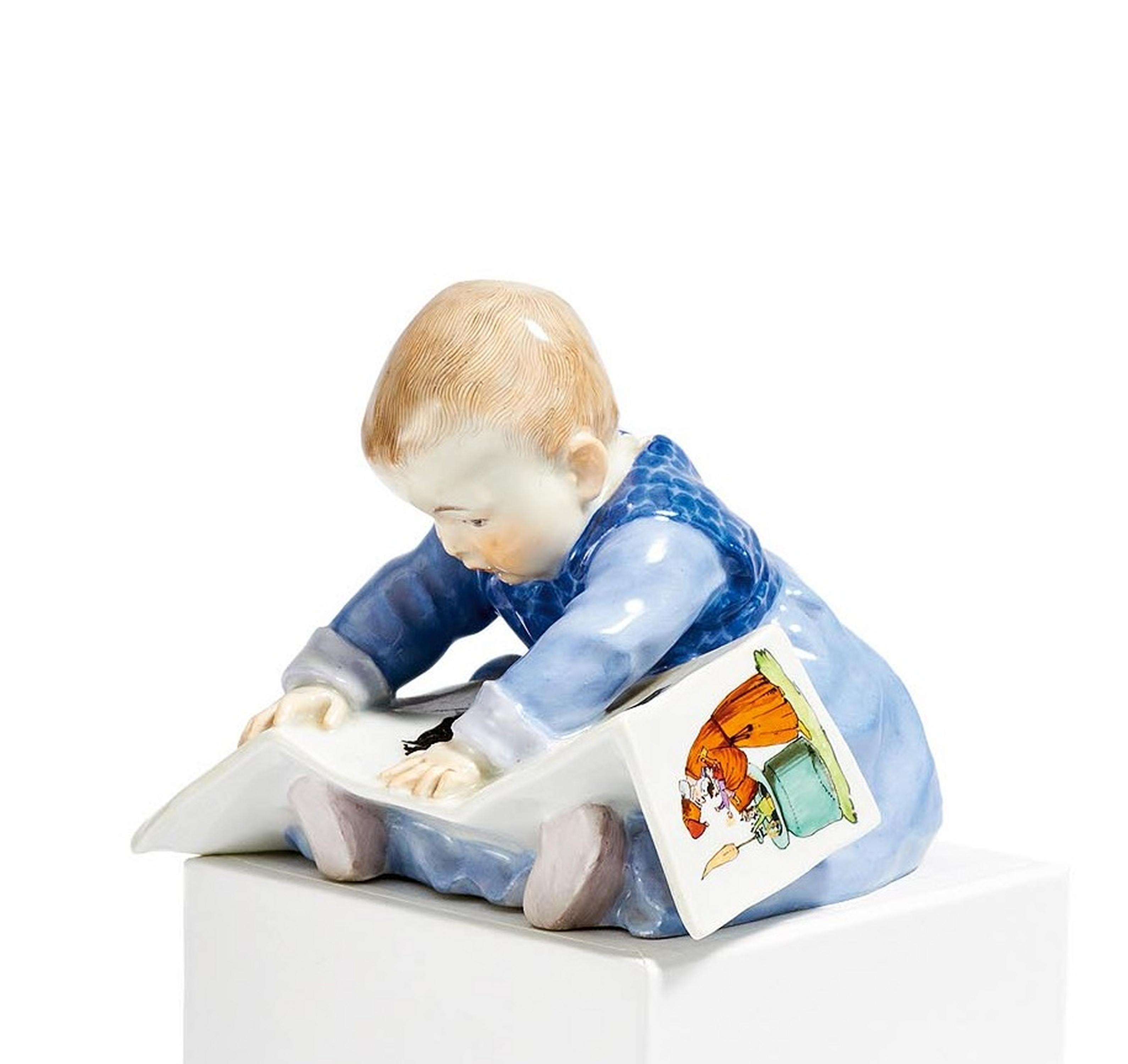 Meissen - Kind mit Bilderbuch, 75372-9, Van Ham Kunstauktionen
