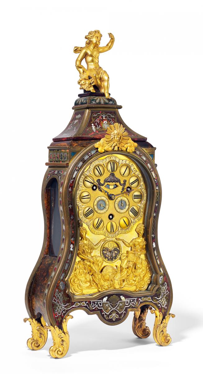 Muenchen - Hoefische Rokoko Pendule mit Carillon, 62624-1, Van Ham Kunstauktionen