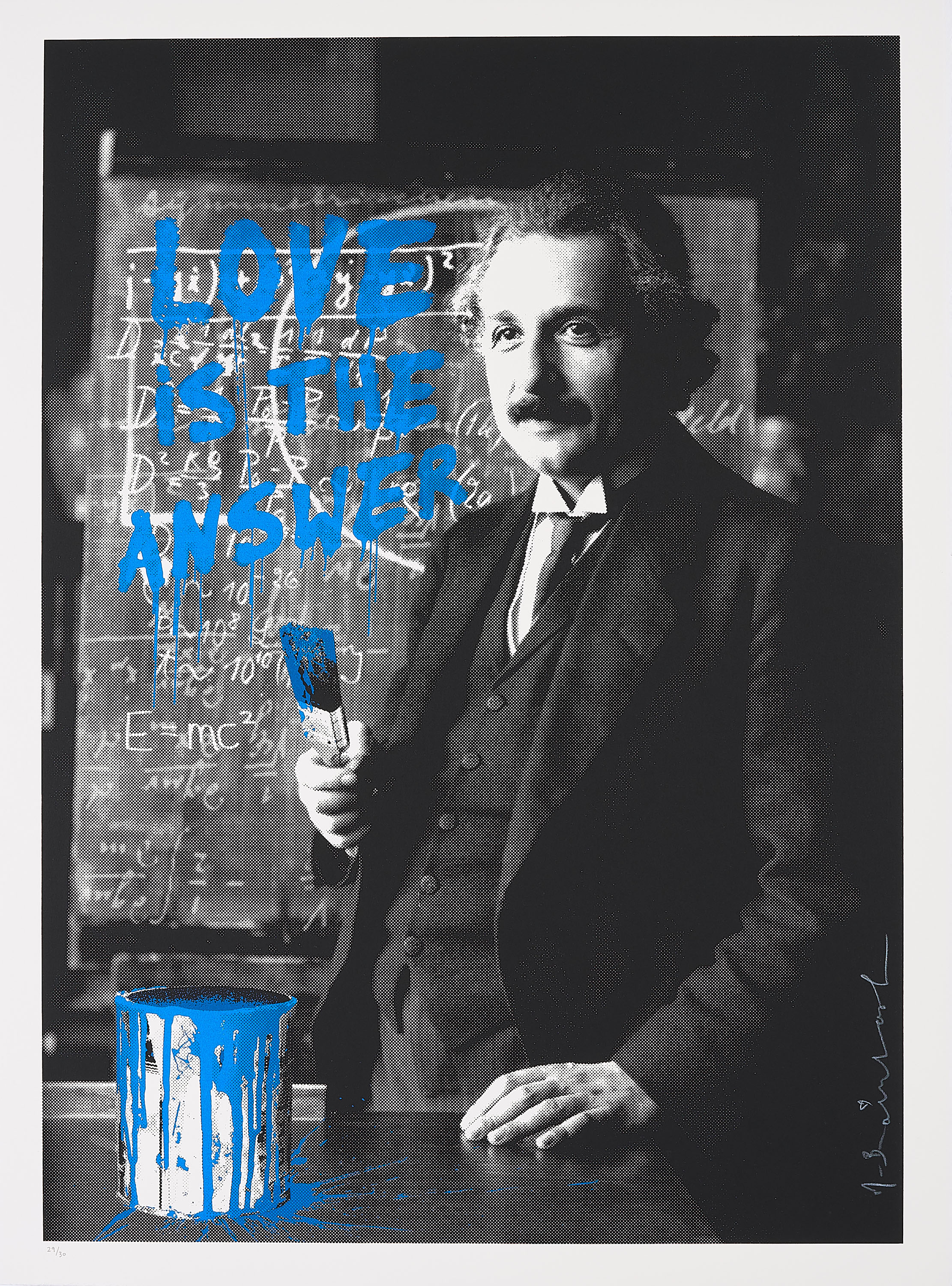 Mr Brainwash Tierry Guetta - Happy Birthday Einstein Blau, 73330-30, Van Ham Kunstauktionen