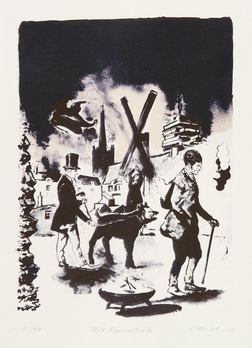 Neo Rauch - Die Feuerschale, 300002-3750, Van Ham Kunstauktionen