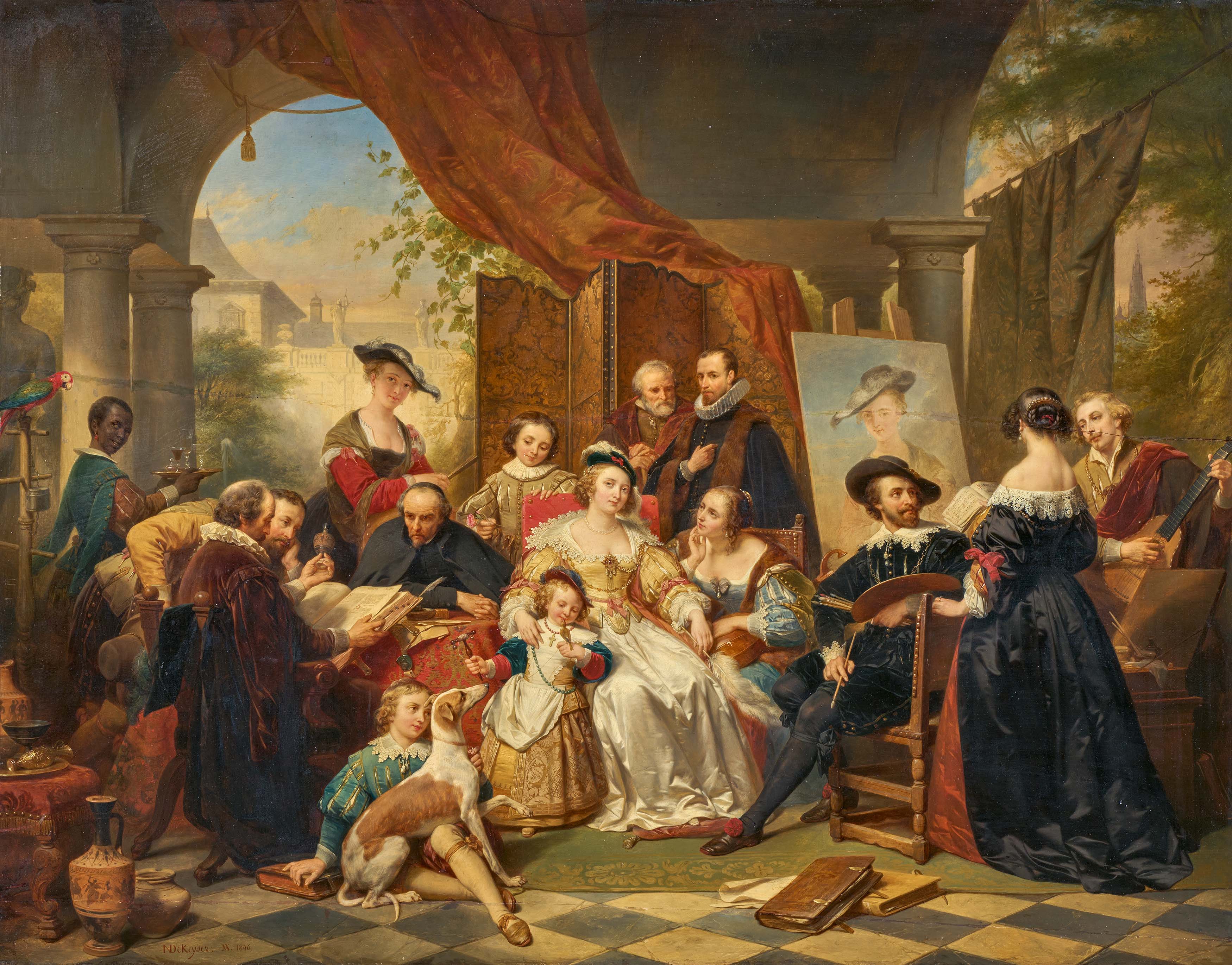 Nicaise de Keyser - In Rubens Atelier, 75034-1, Van Ham Kunstauktionen