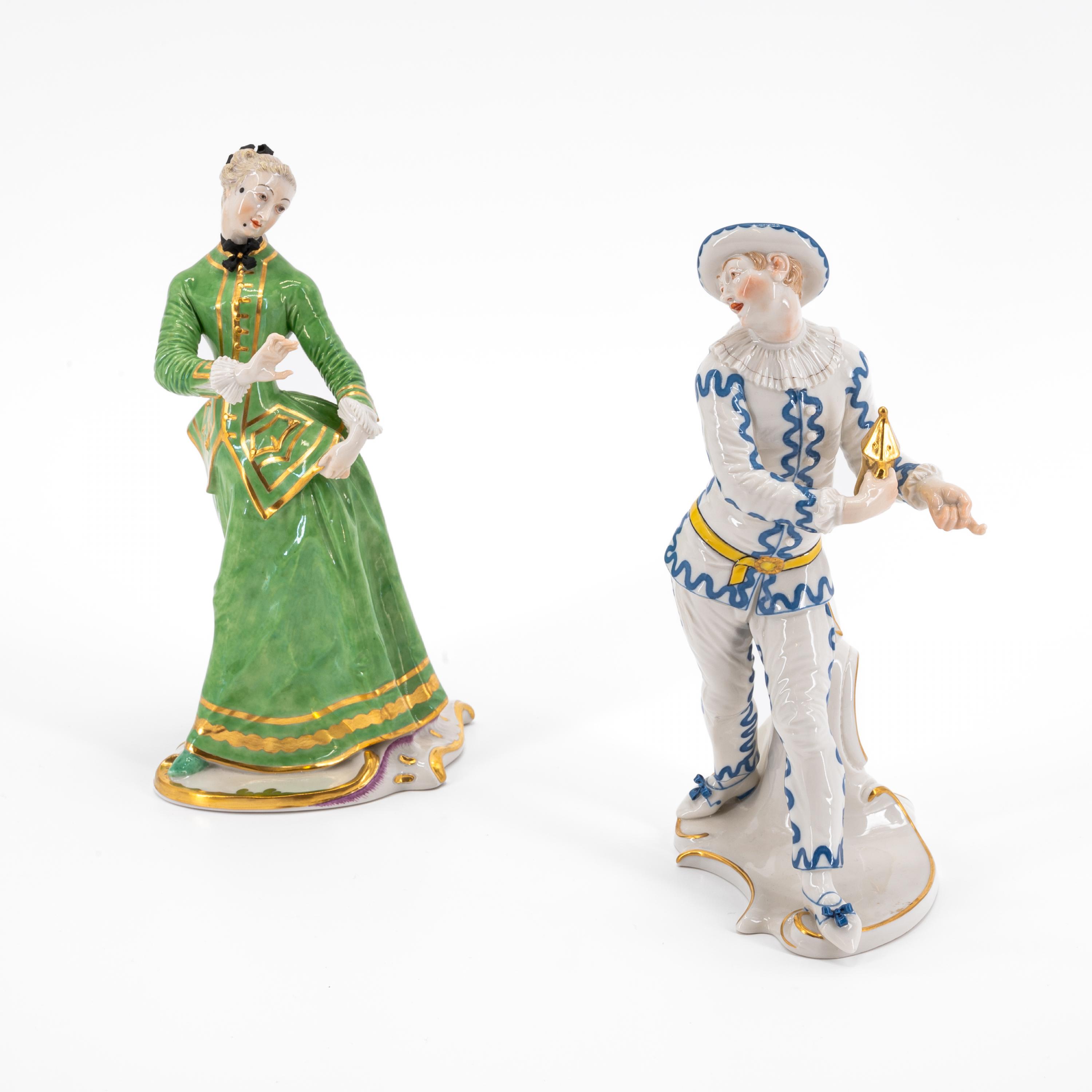 Nymphenburg - Julia und Pierrot mit Laterne aus der Commedia dellArte, 77068-5, Van Ham Kunstauktionen