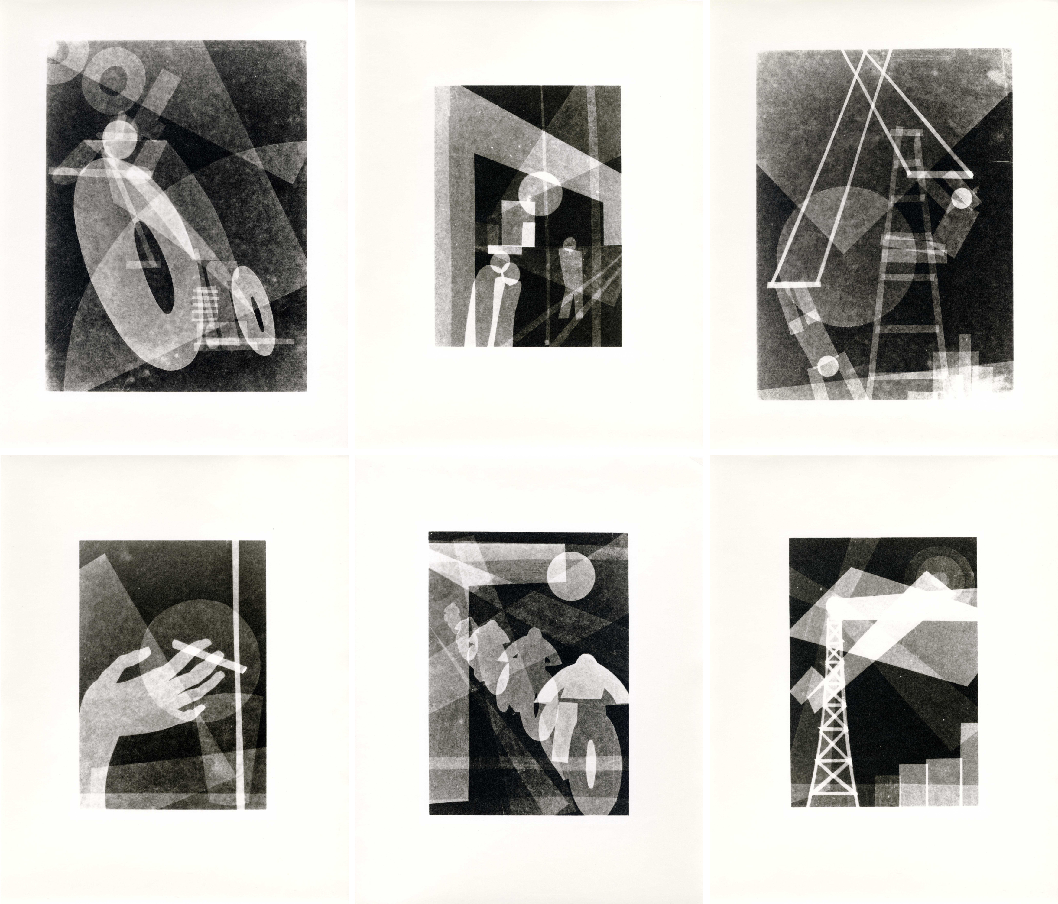 Oskar Nerlinger - Serie von 6 Fotogrammen, 70001-415, Van Ham Kunstauktionen