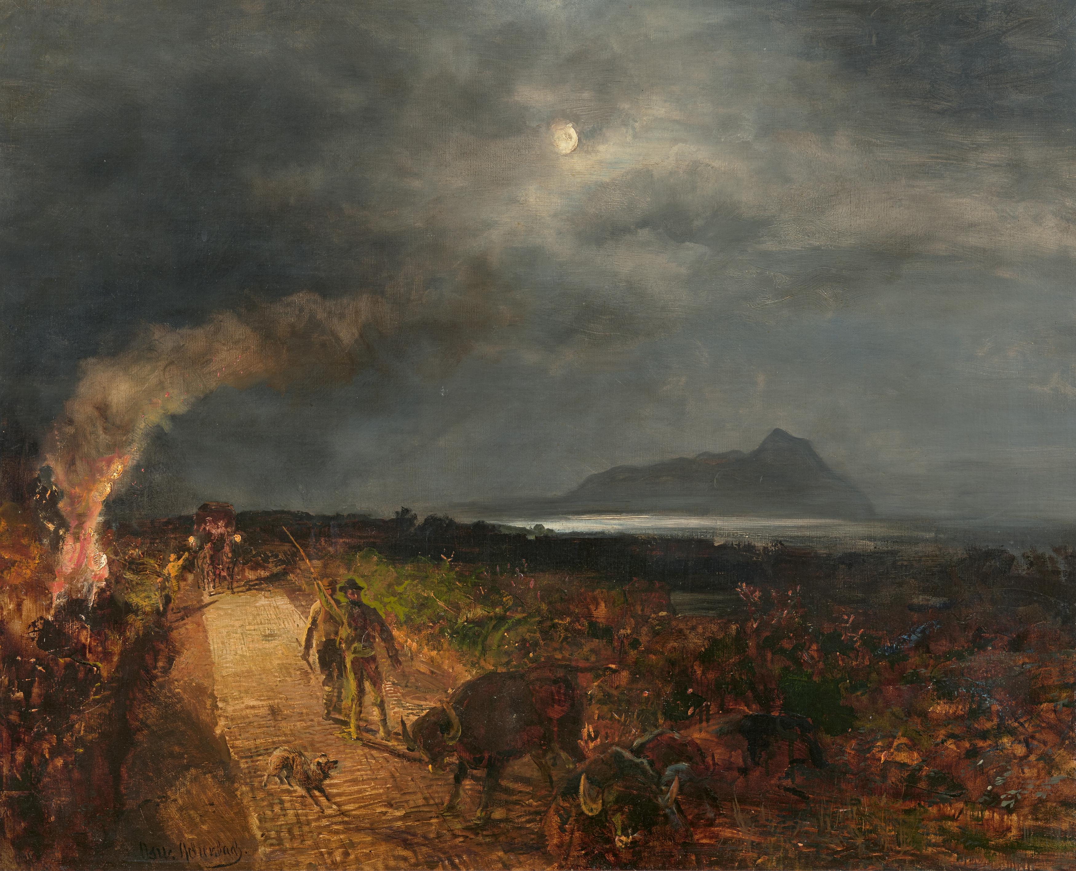 Oswald Achenbach - In den Pontinischen Suempfen, 81968-4, Van Ham Kunstauktionen