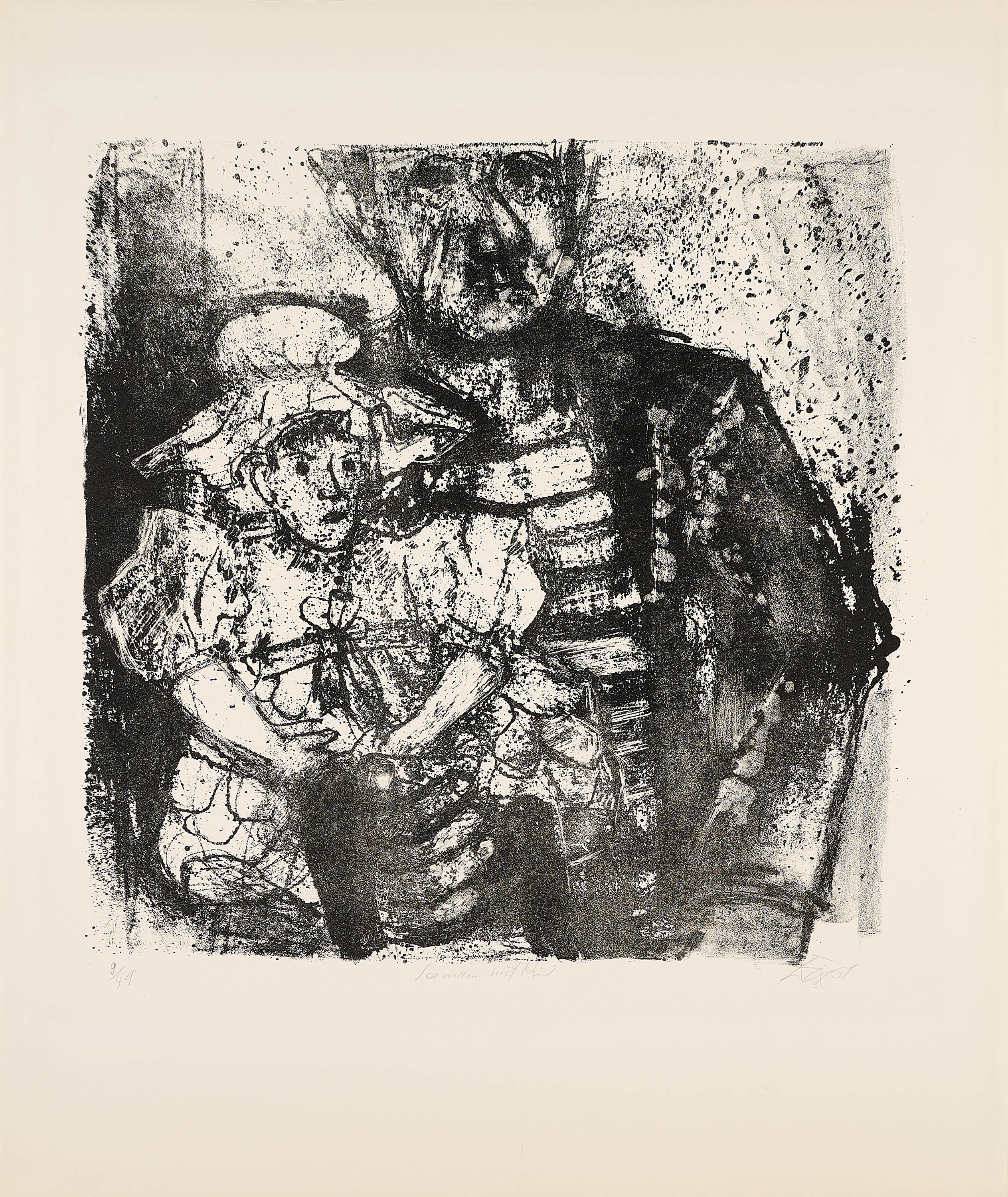 Otto Dix - Seemann mit Kind, 75834-11, Van Ham Kunstauktionen