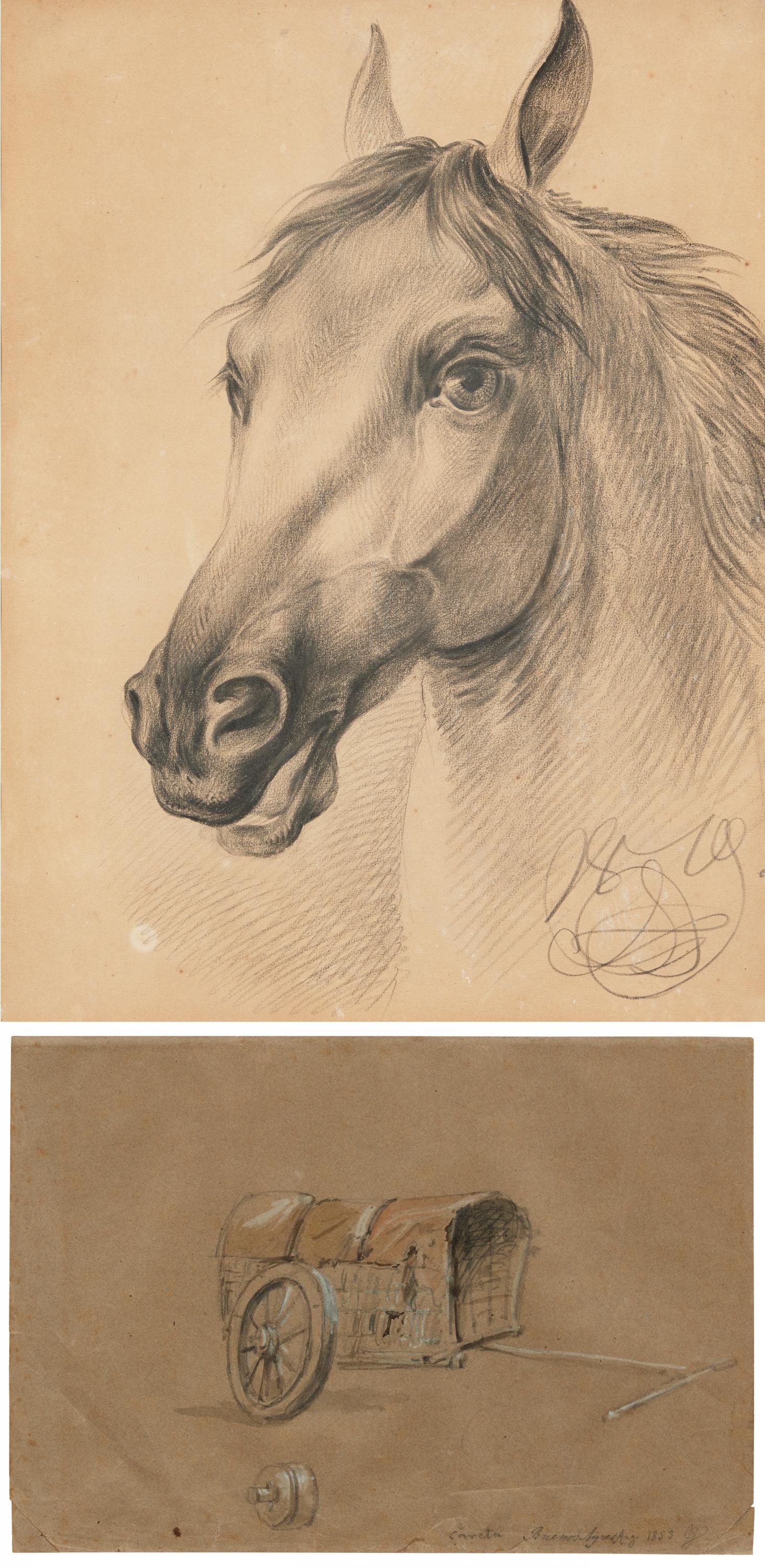 Otto Grashof - Zwei Zeichnungen, 77362-7, Van Ham Kunstauktionen