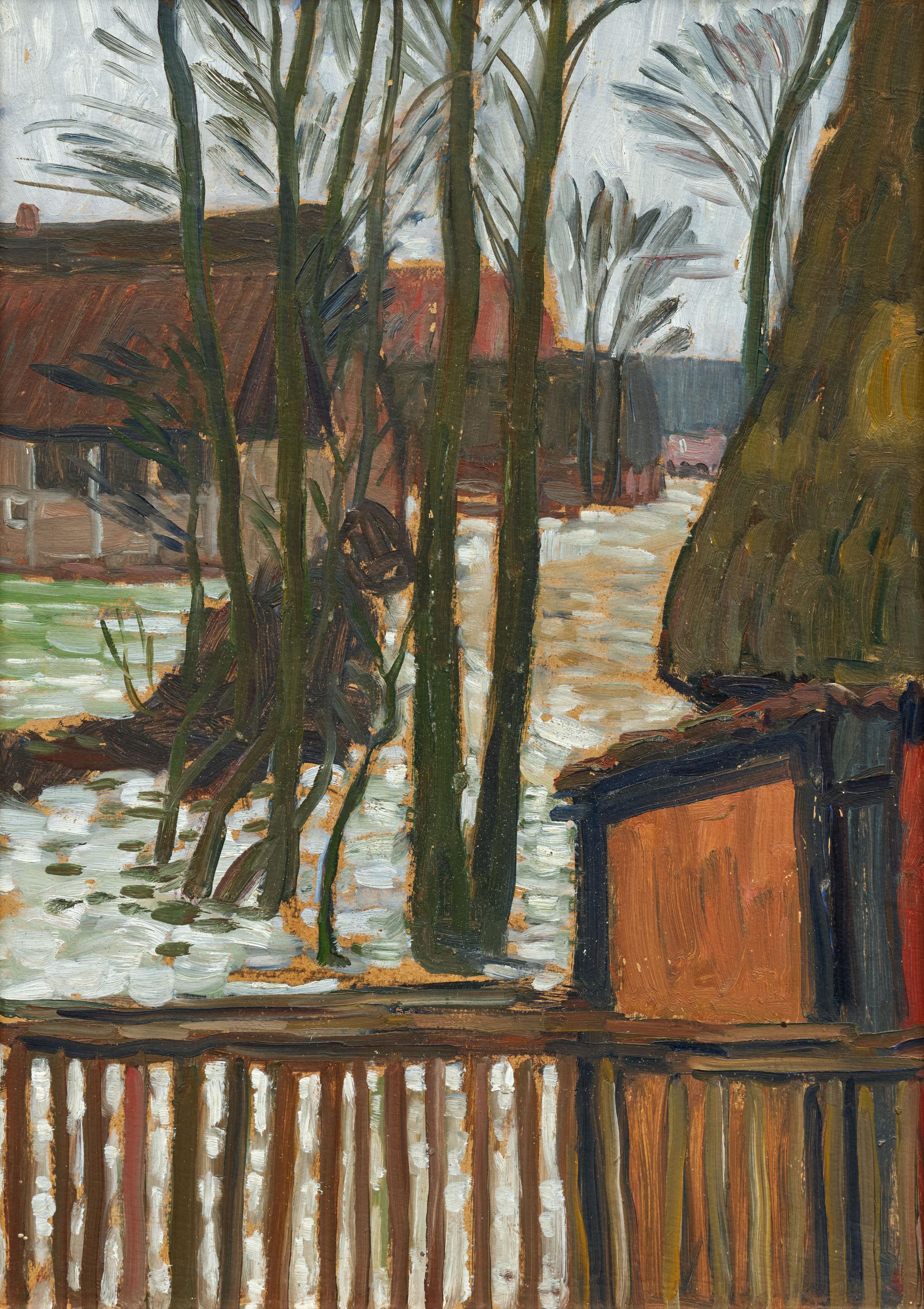 Otto Modersohn - Fischerhuder Dorfstrasse, 82016-32, Van Ham Kunstauktionen