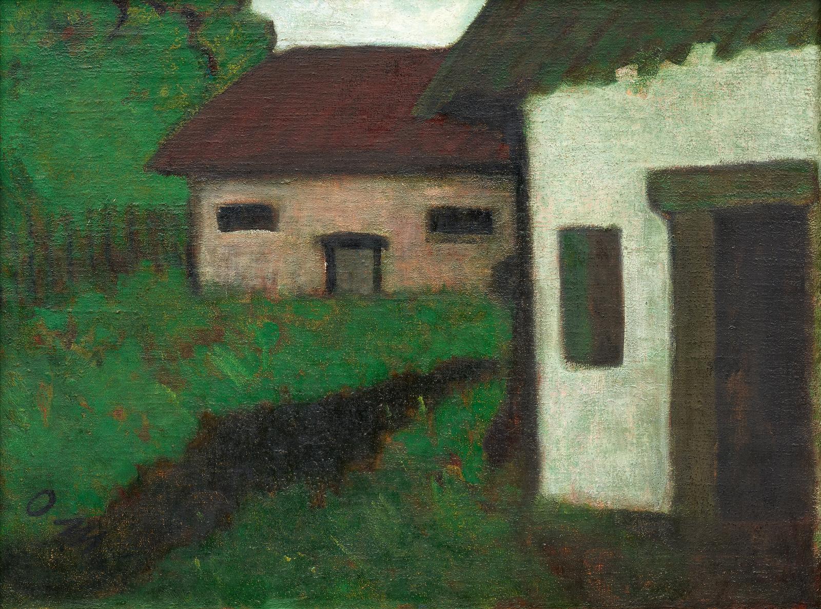 Otto Mueller - Zigeunerhuetten, 58555-1, Van Ham Kunstauktionen