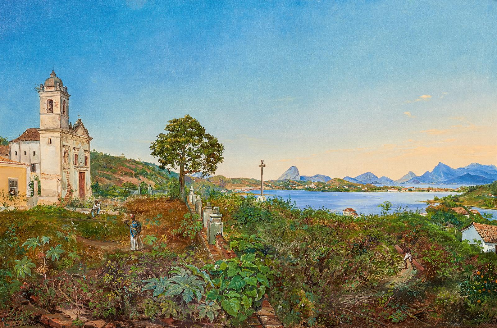Otto Grashof - Brasilianische Landschaft bei Rio de Janeiro Niteroi, 56942-1, Van Ham Kunstauktionen