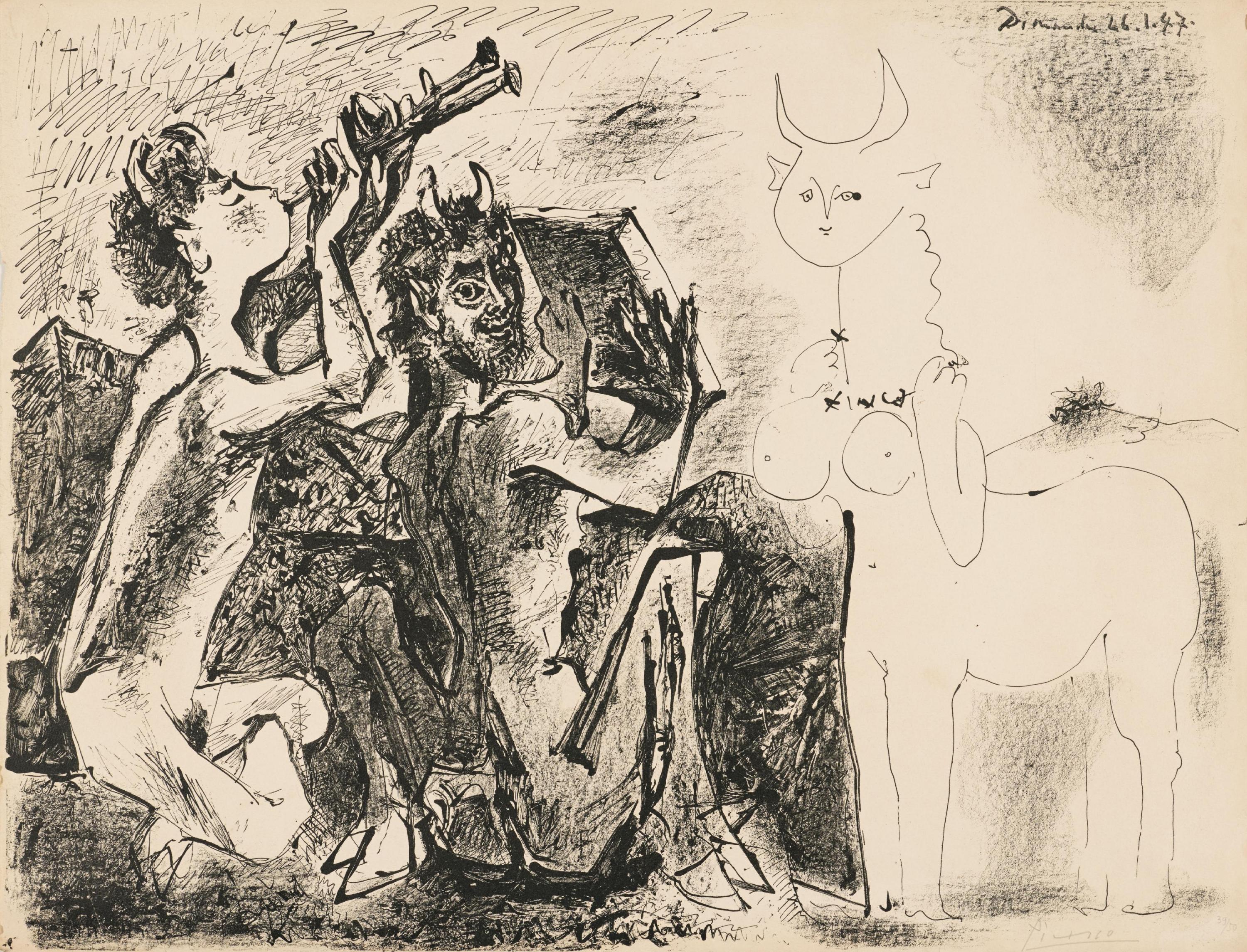 Pablo Picasso - Les Faunes et la centauresse, 81586-5, Van Ham Kunstauktionen