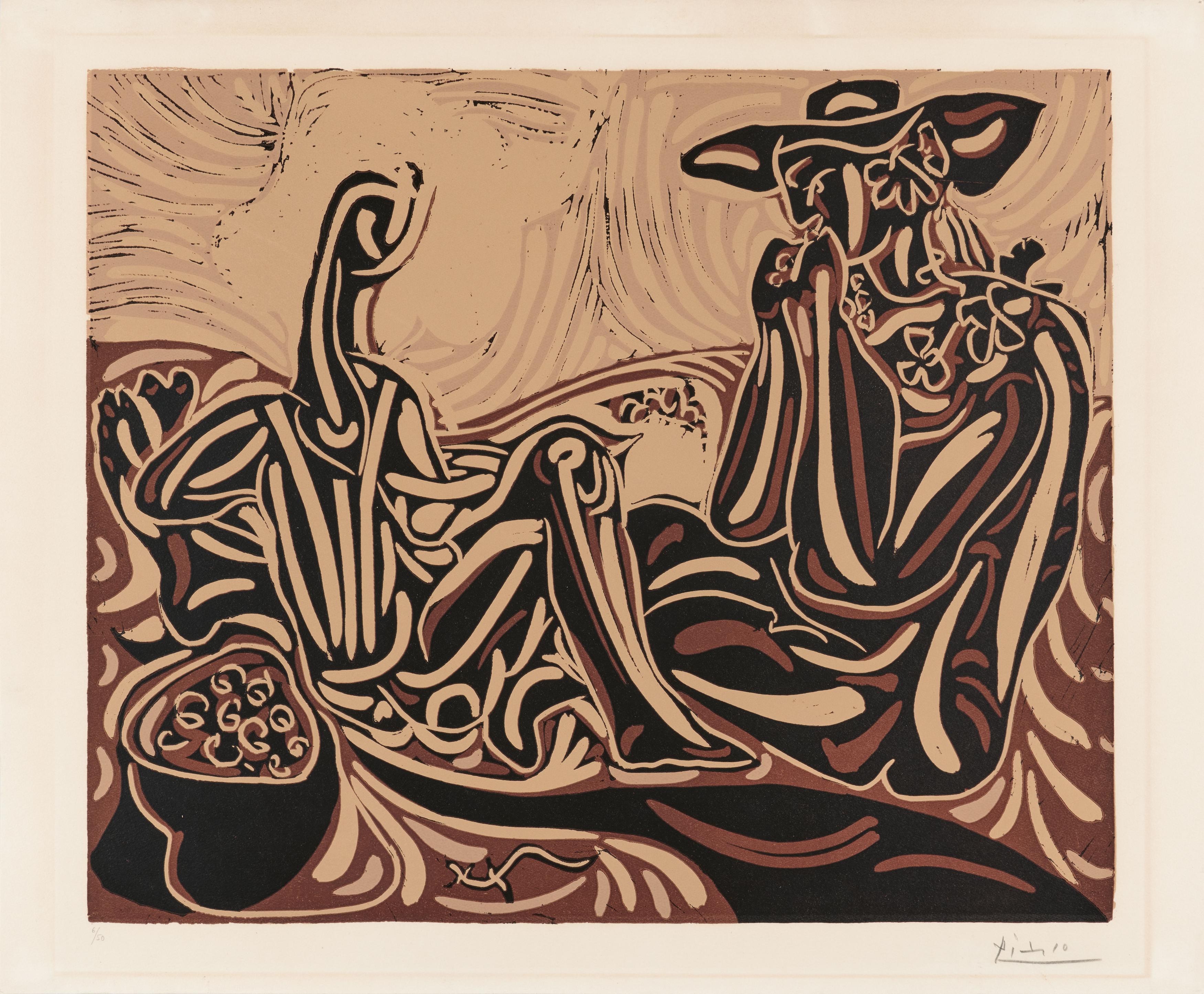 Pablo Picasso - Les Vendangeurs, 81245-1, Van Ham Kunstauktionen