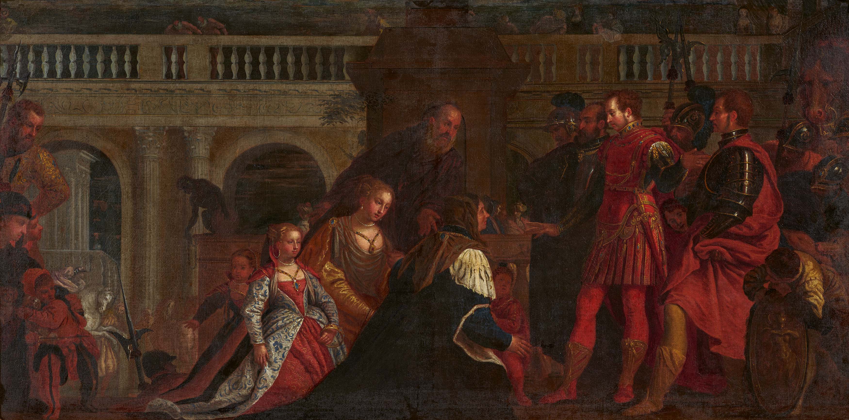Paolo Caliari - Die Familie des Darius zu Fuessen Alexanders, 74301-2, Van Ham Kunstauktionen
