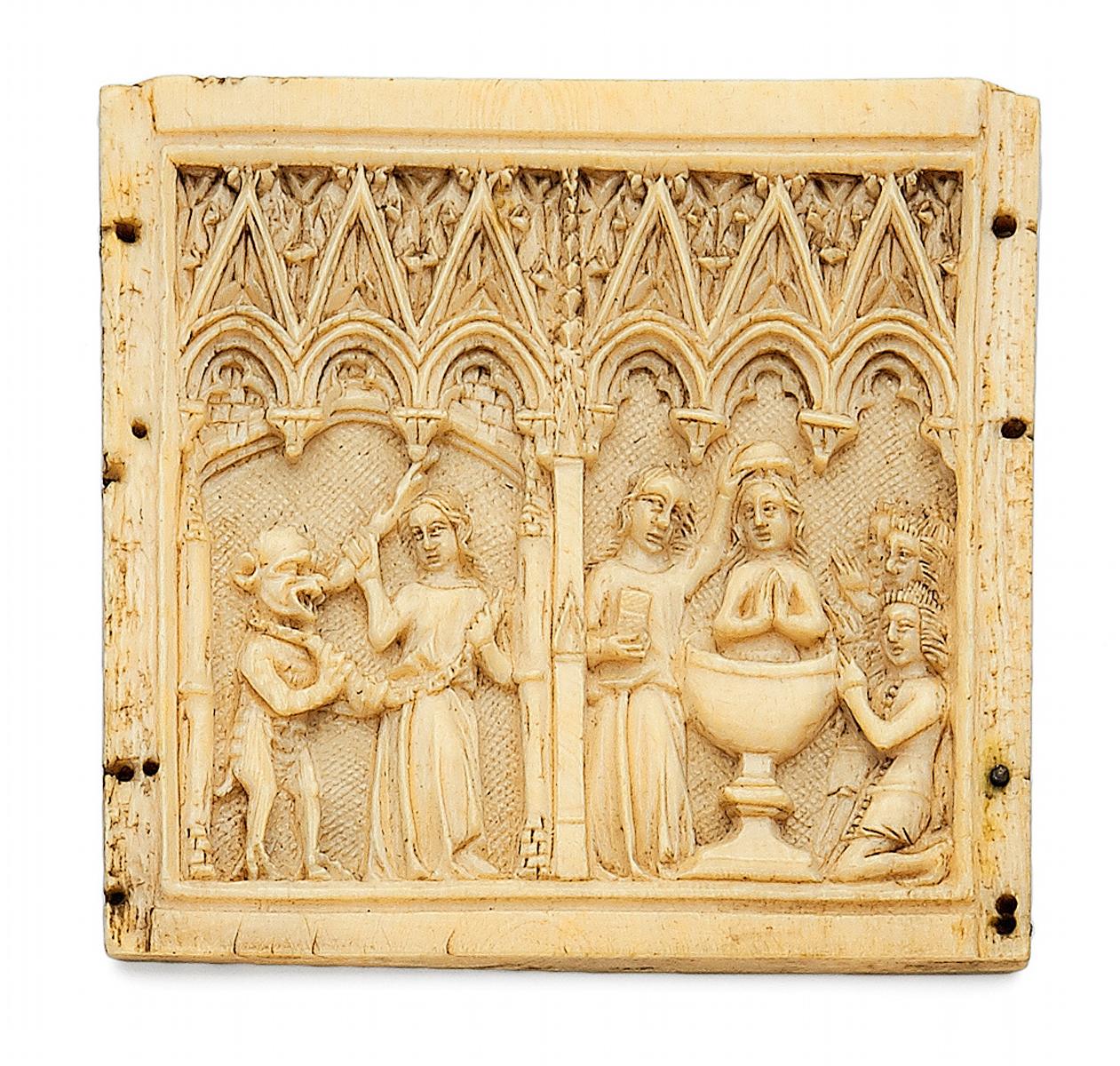 Paris - Kleine Relieftafel eines Triptychons, 57060-16, Van Ham Kunstauktionen