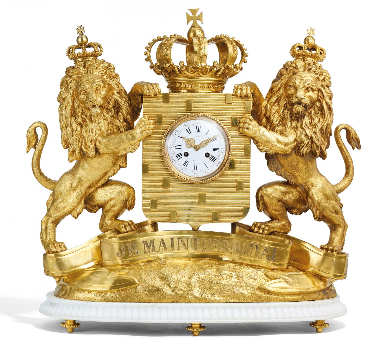 Paris - Monumentale Prunkpendule mit dem  Wappen der Niederlande, 65179-33, Van Ham Kunstauktionen