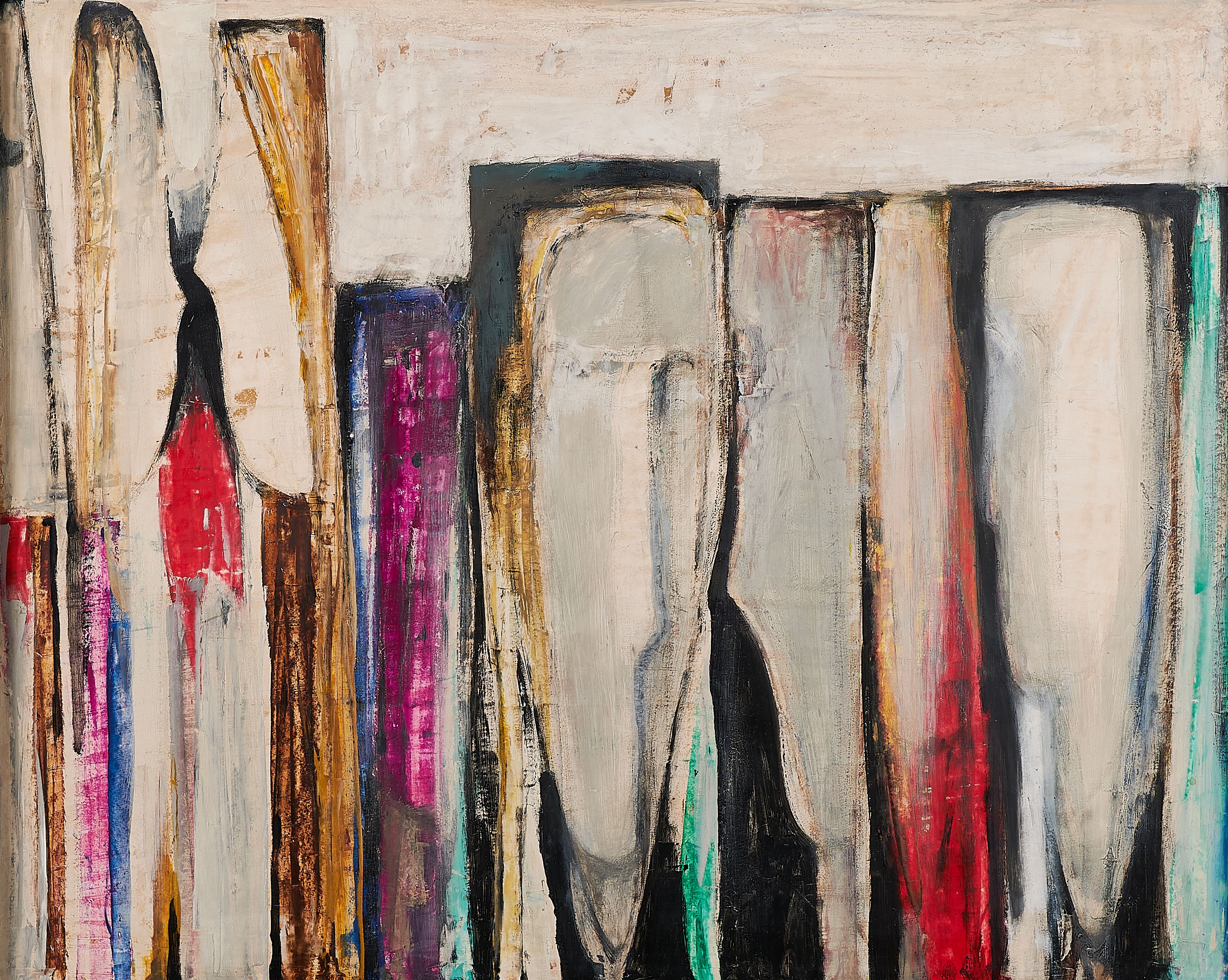 Peter Herkenrath - Gesichter, 75184-24, Van Ham Kunstauktionen