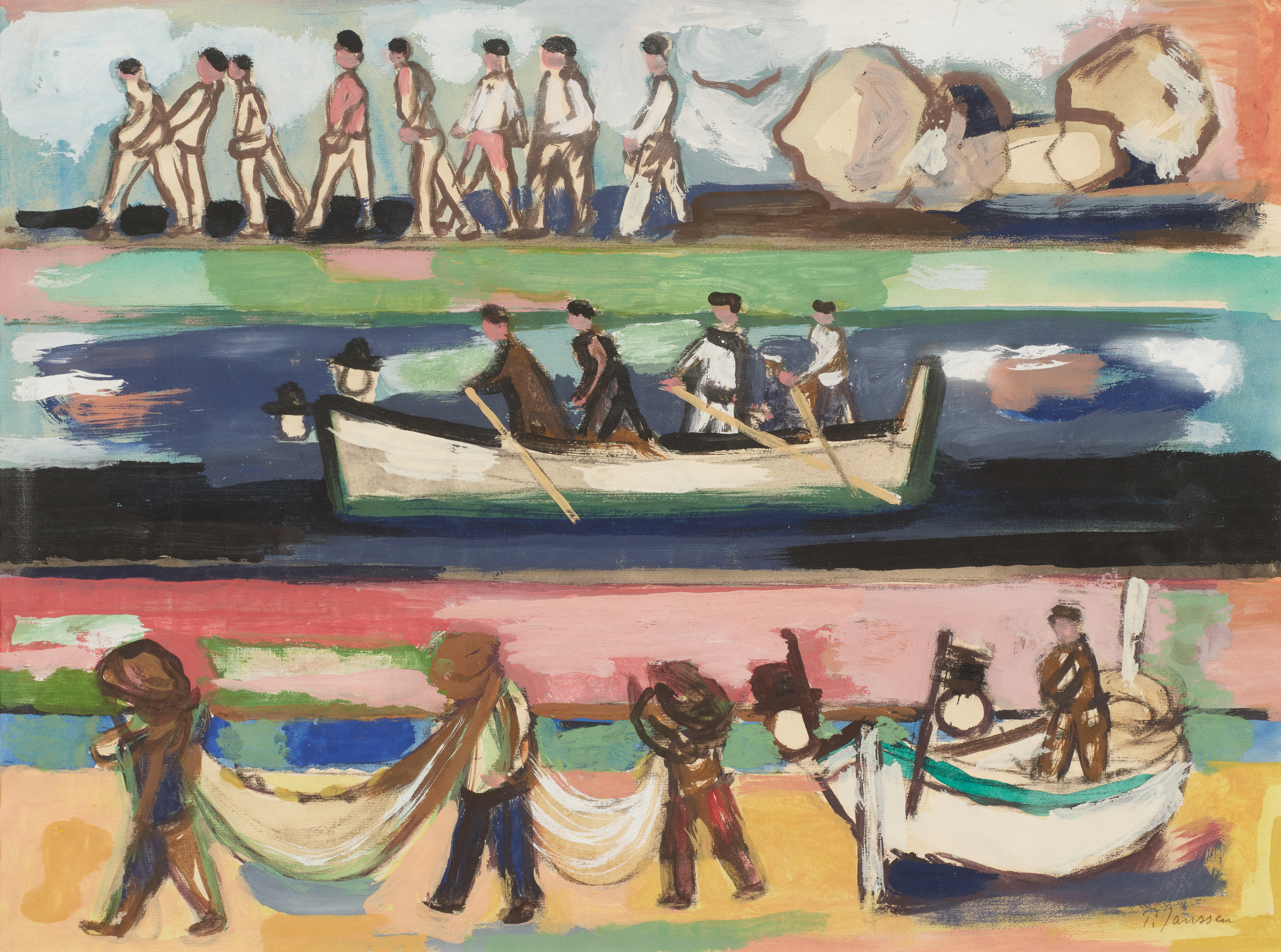 Peter Janssen der Juengere - Fischer, 80374-229, Van Ham Kunstauktionen