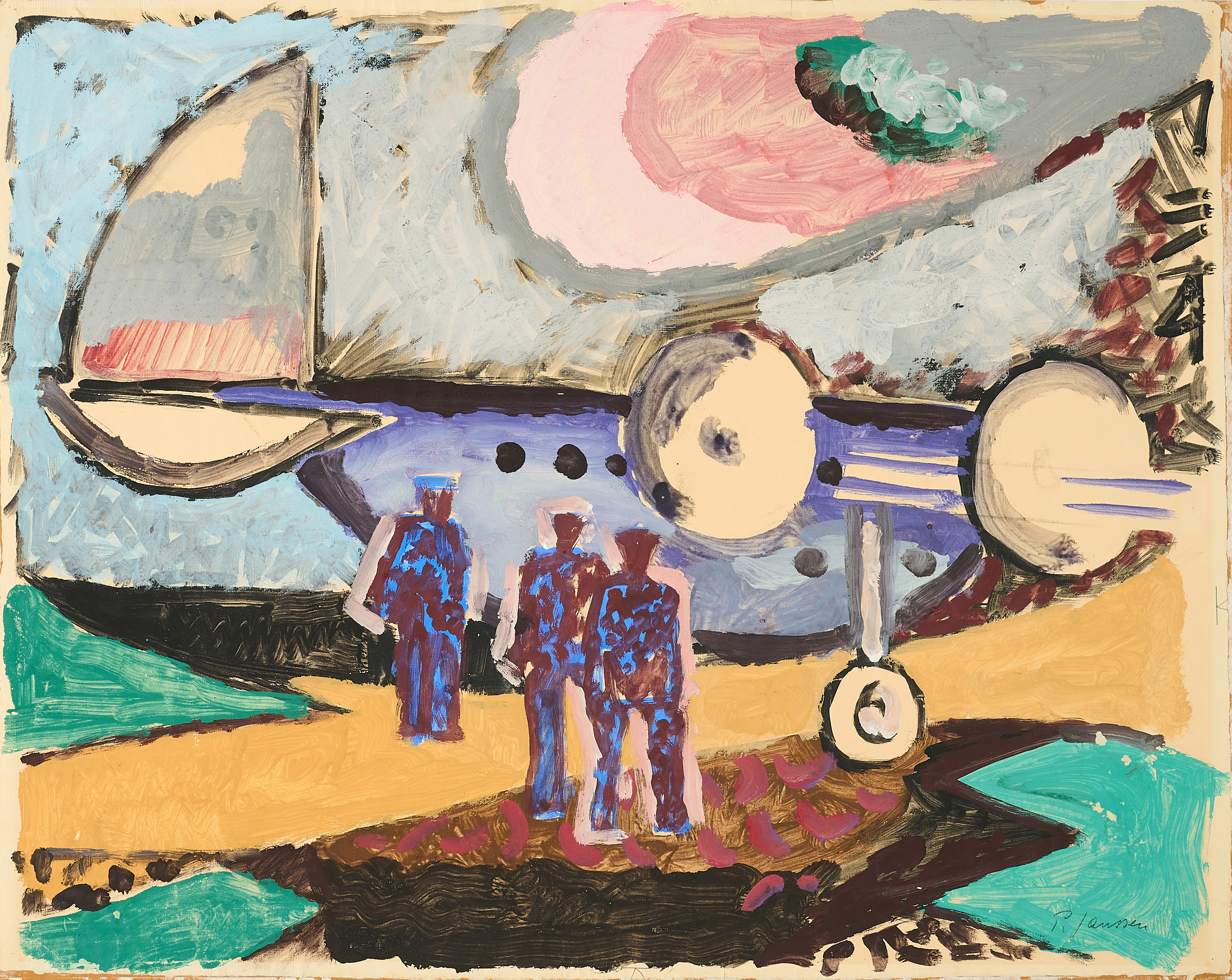 Peter Janssen the younger - Flughafen, 80374-230, Van Ham Kunstauktionen