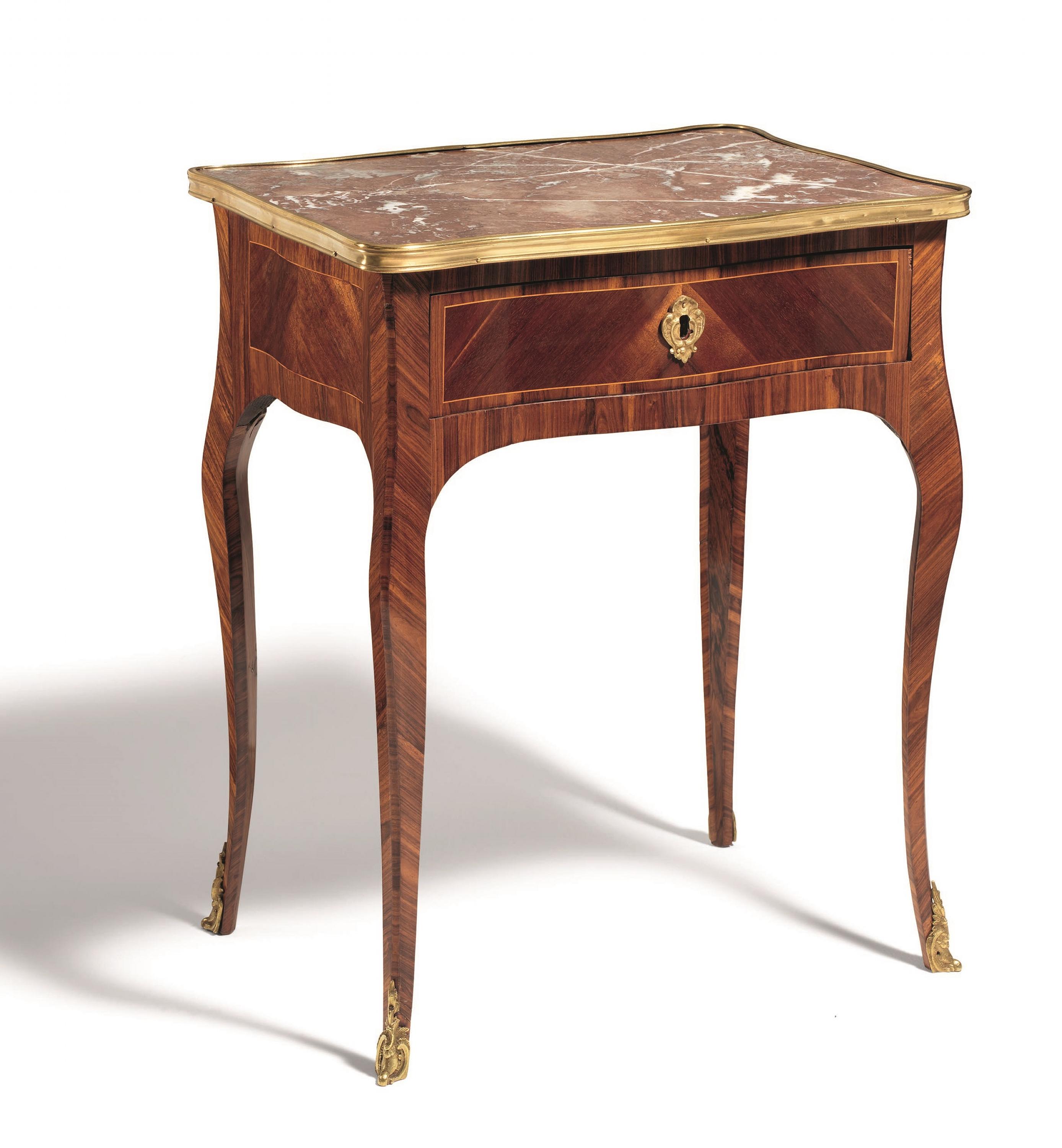 Pierre Roussel - Kleiner Tisch Louis XV, 77952-1, Van Ham Kunstauktionen