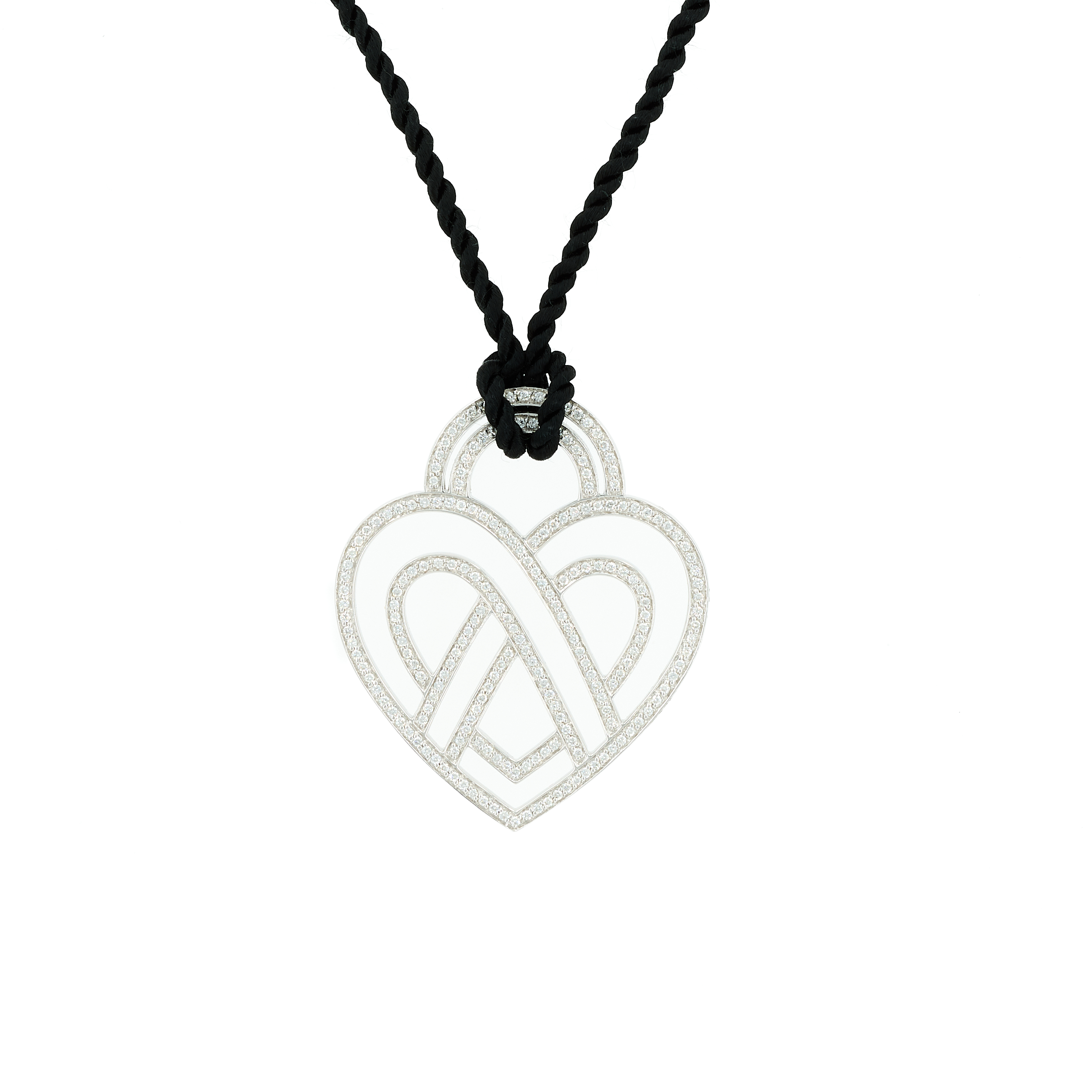 Poiray - Coeur Entrelace Necklace - Tres Grand Modele, 79070-9, Van Ham Kunstauktionen
