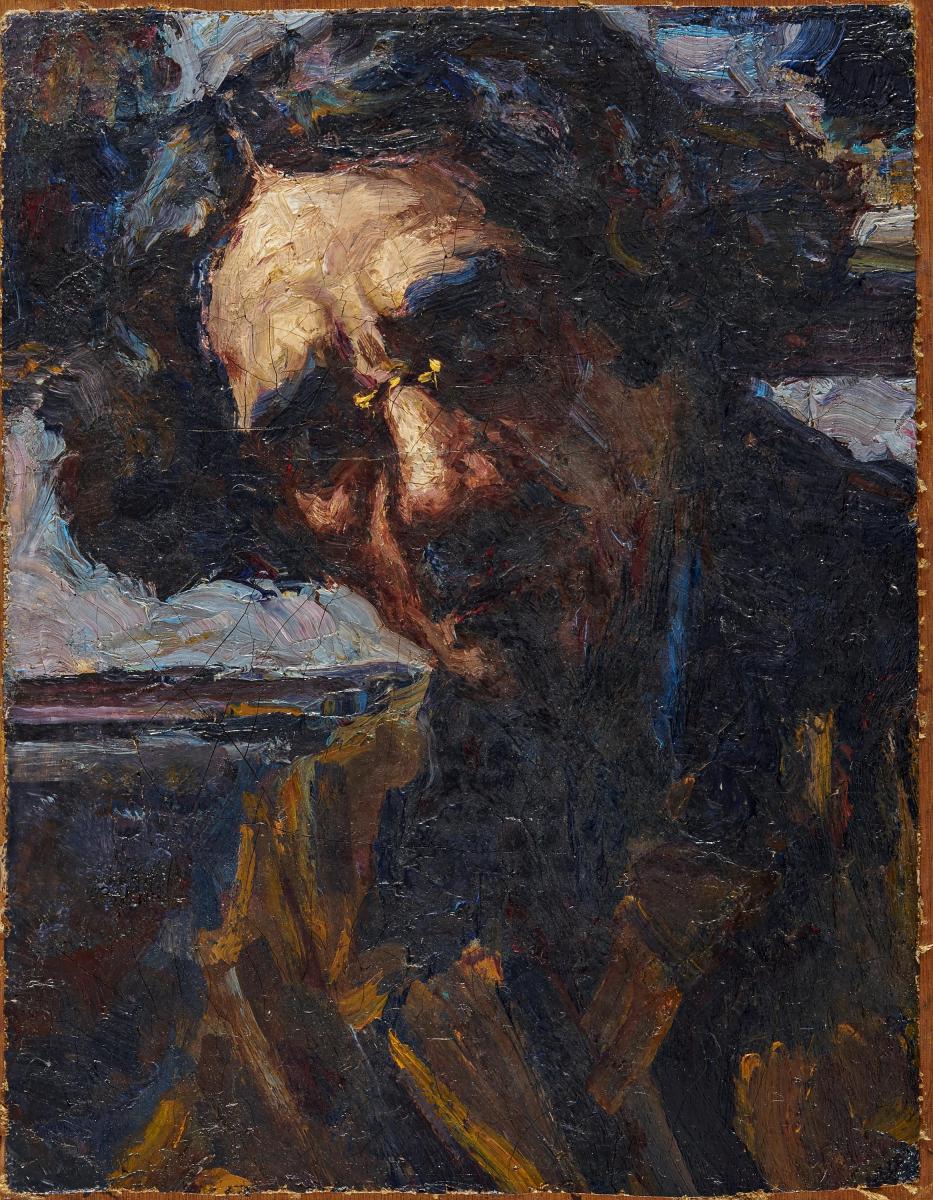 Portrait Künstler Kelin Pyotr Ivanovich (1874 Beloomut  - 1946 Moskau),19.&20.…