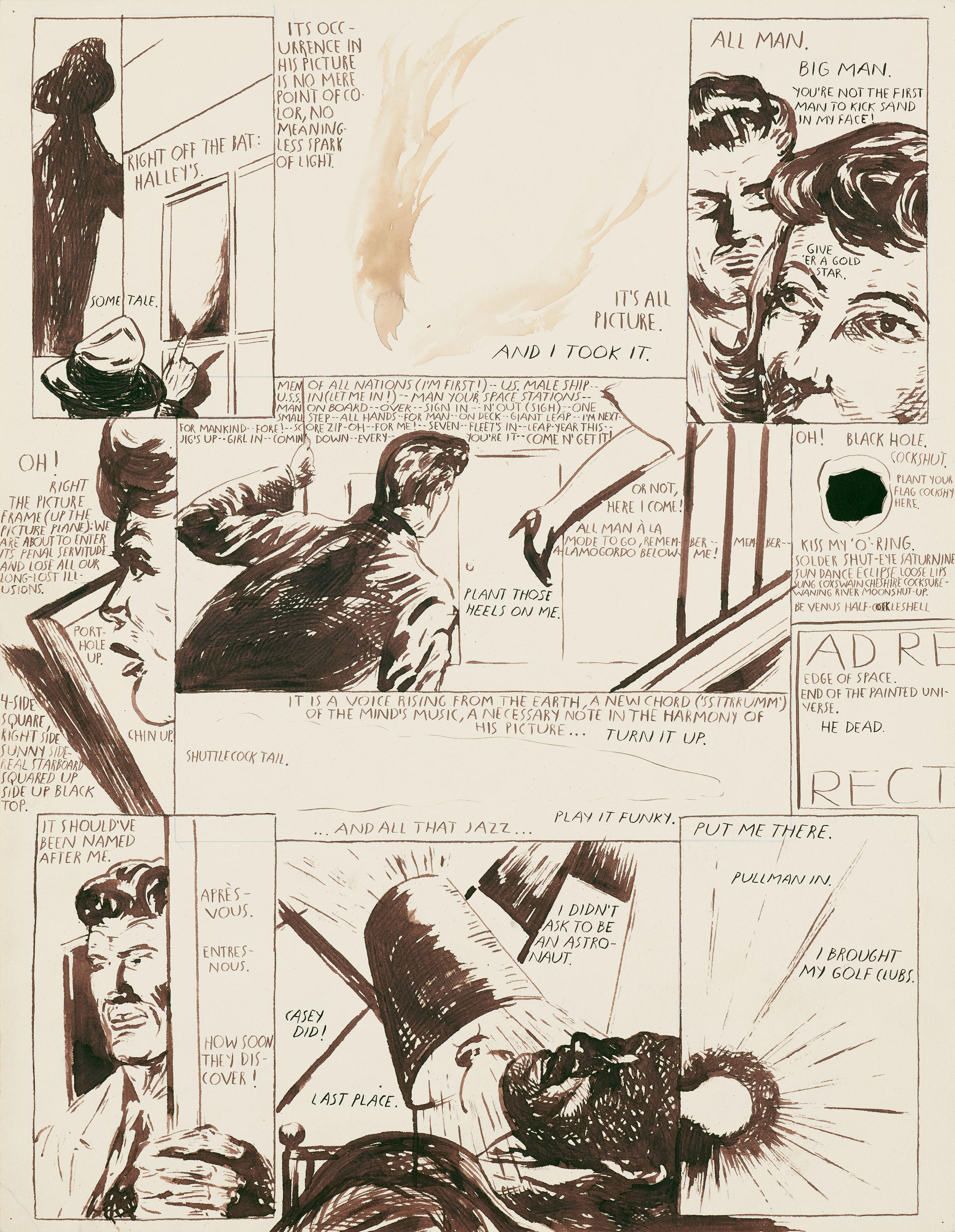 Raymond Pettibon - Ohne Titel, 81351-78, Van Ham Kunstauktionen
