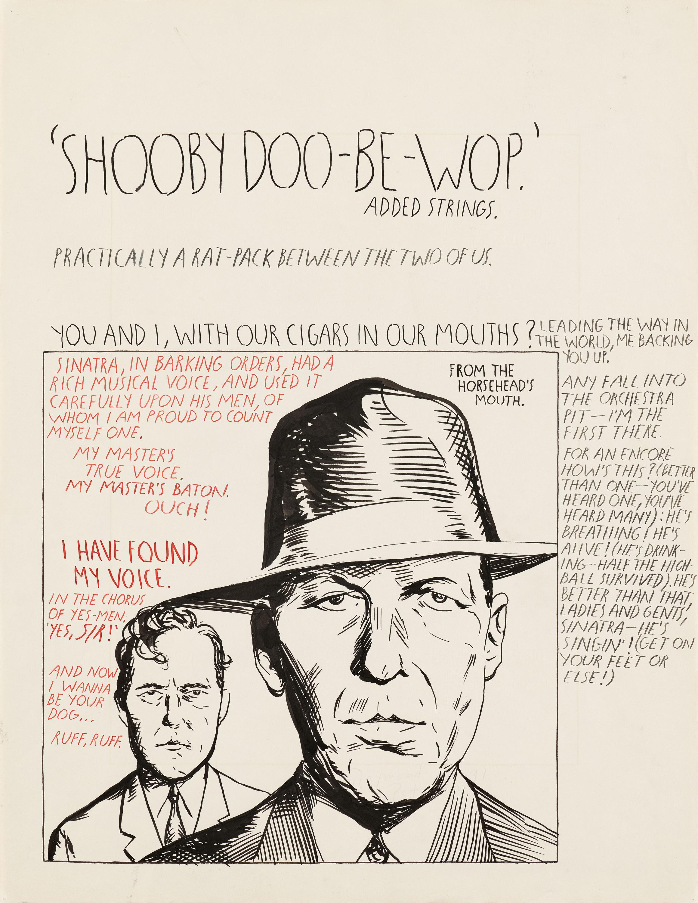 Raymond Pettibon - Shooby Doo-Be-Wop, 81351-79, Van Ham Kunstauktionen